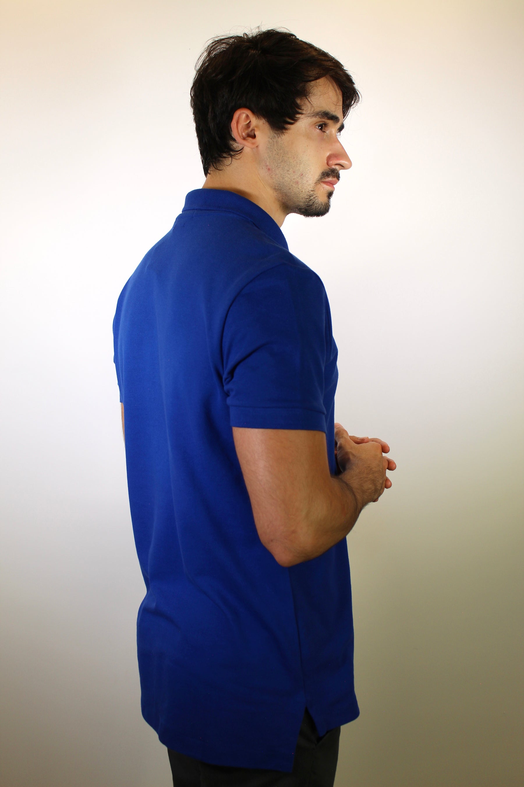 Camisa Gola Polo RL - Azul Royal Small Pony Vermelho