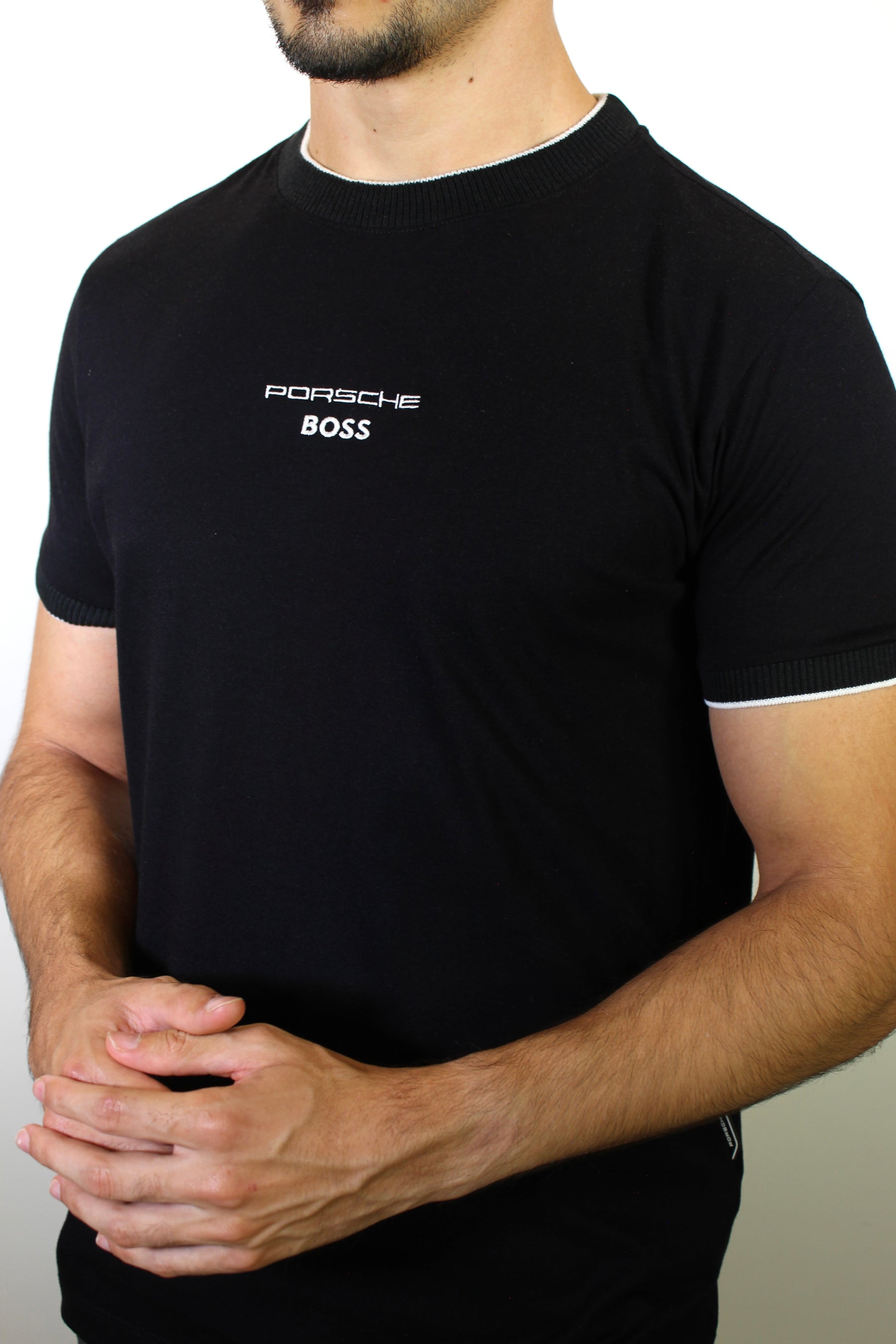 Camiseta Boss Porsche - Preta