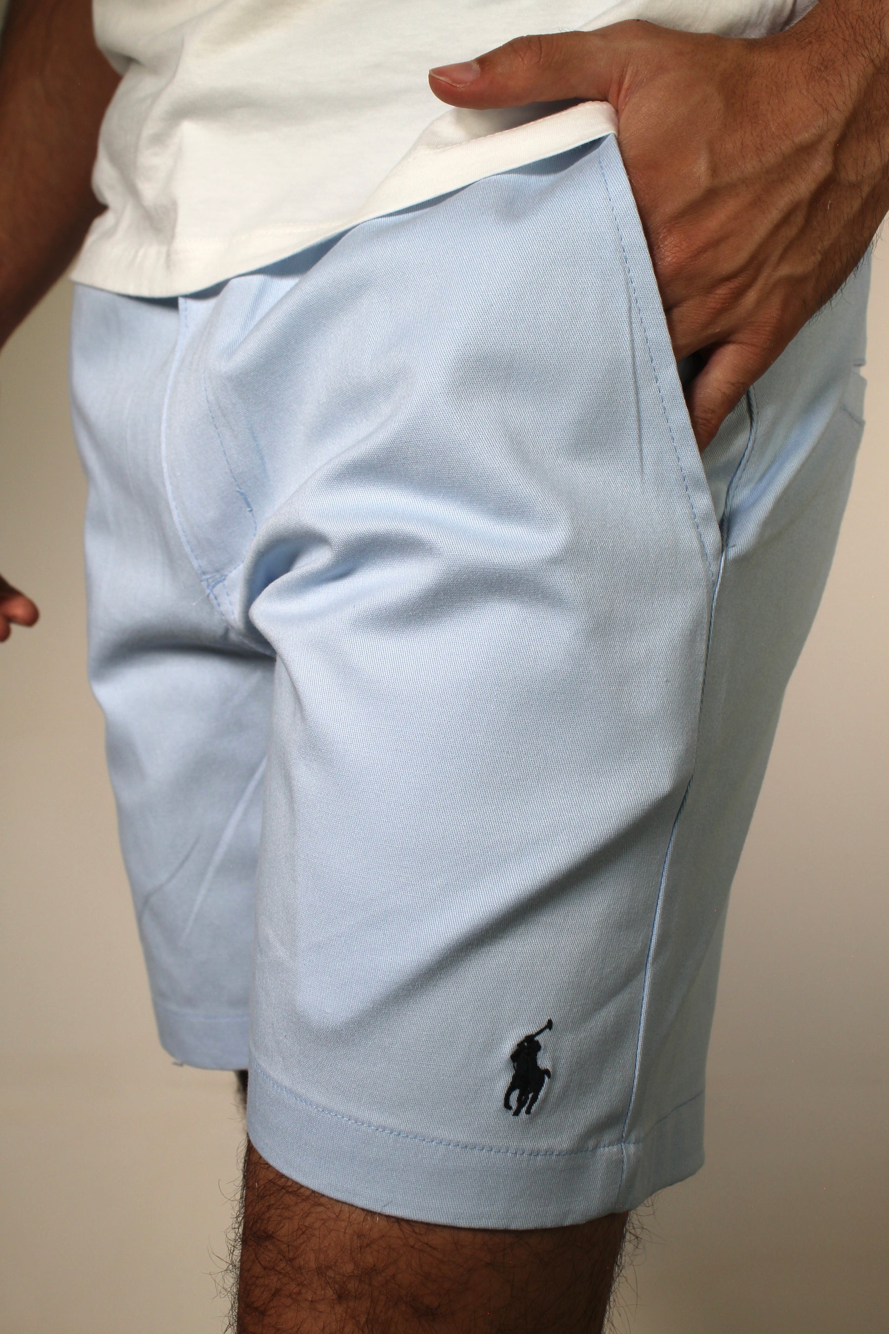 Short Sarja RL Riviera - Azul Bebê