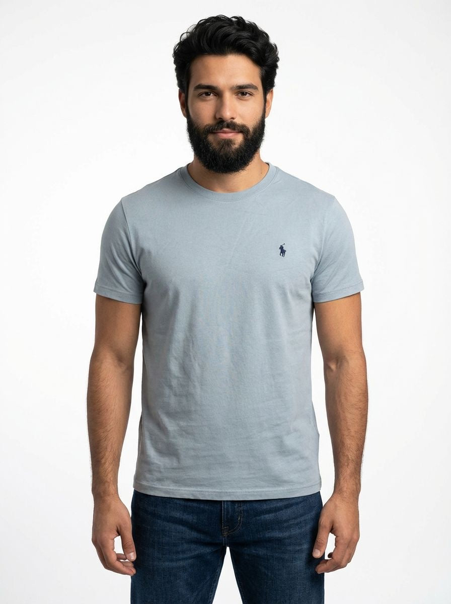 Camiseta RL Icon Classic - Azul Acinzentado