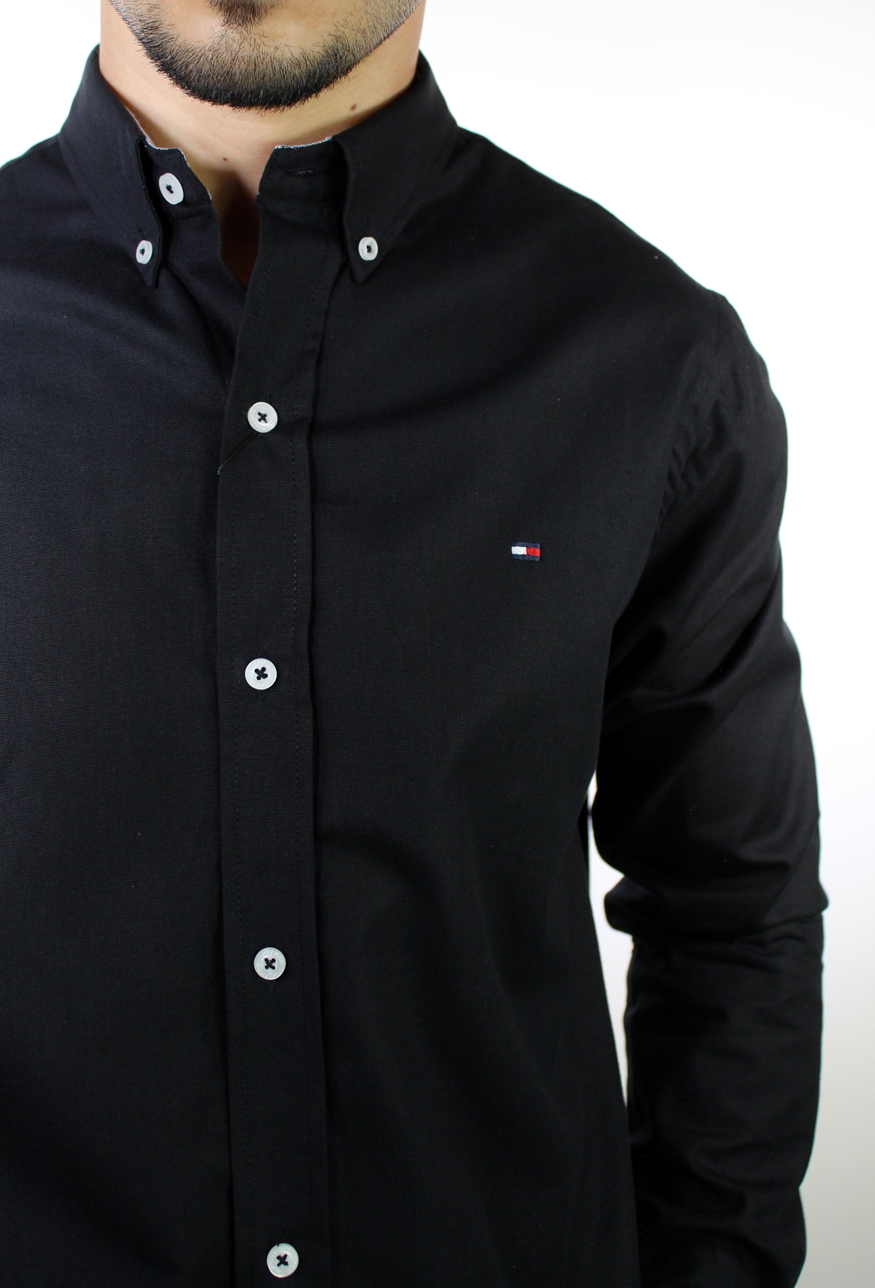 Camisa Social Lisa Manga Longa TH Classic - Preta