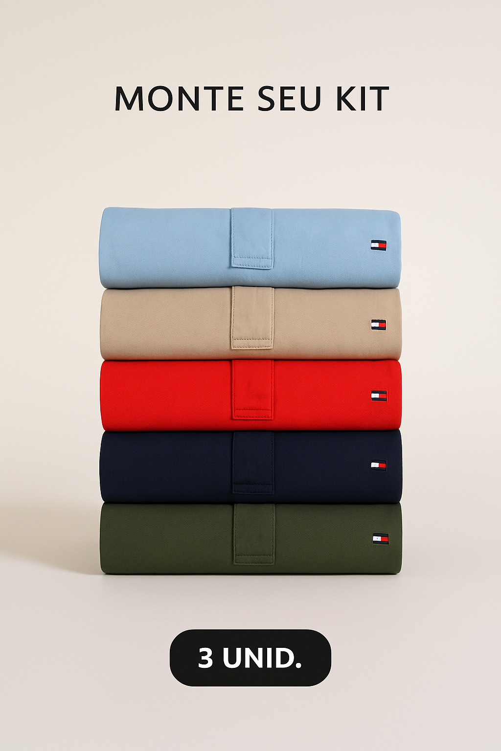 Combo 03 Camisas Gola Polo TH