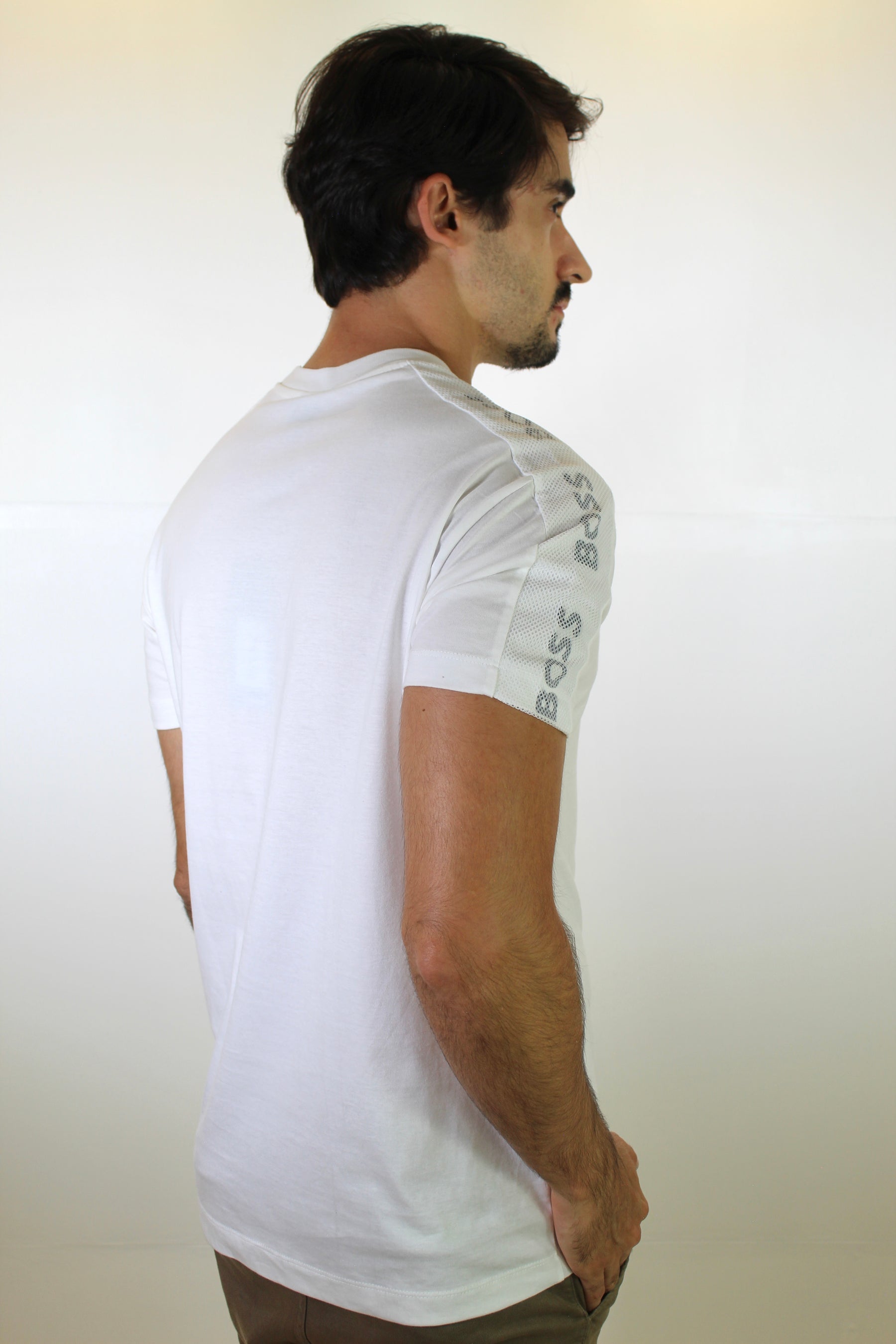 Camiseta Boss Air Flow Style - Branca