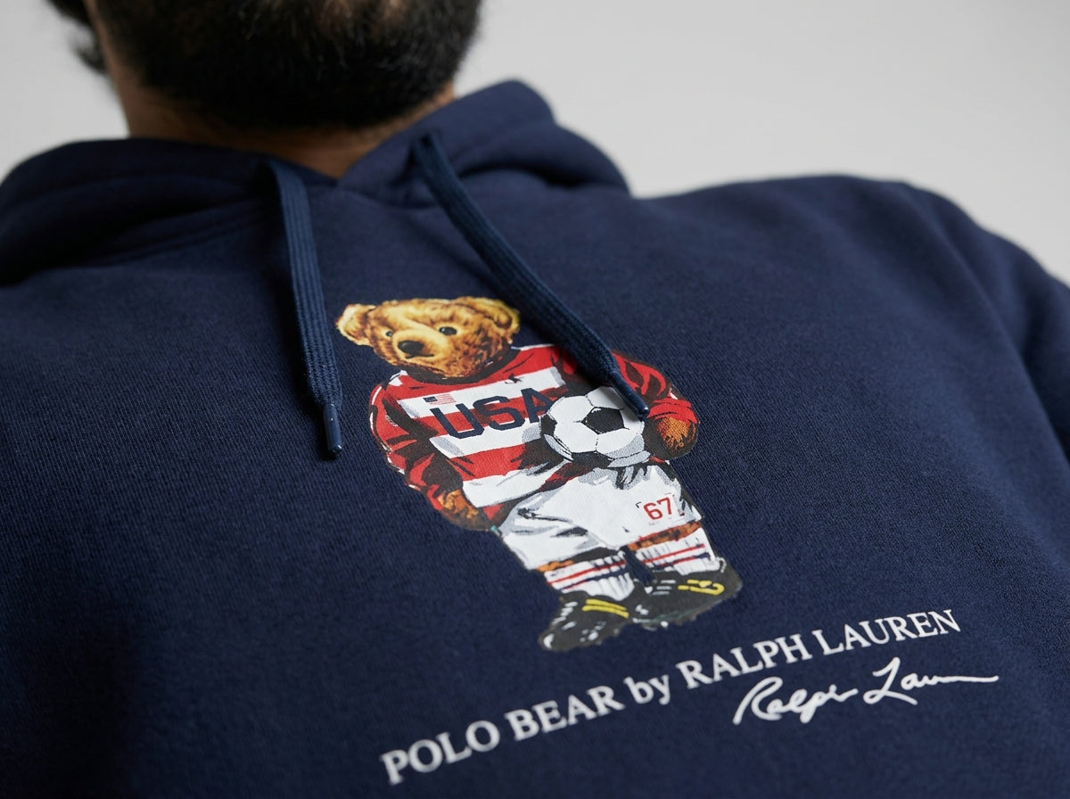 Moletom RL Polo Bear Hooded Sweatshirt - Marinho