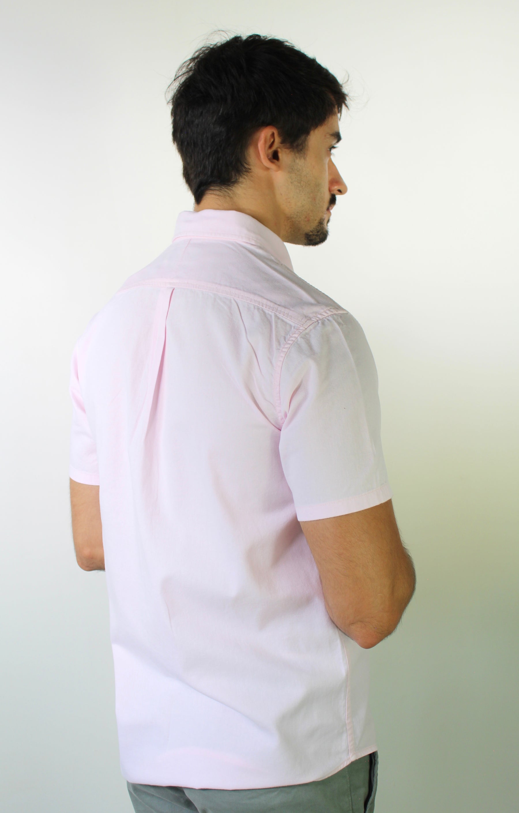 Camisa Social Manga Curta RL - Rosa