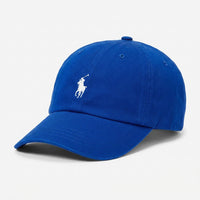Boné Polo RL Classic - Azul Royal Small Pony Branco