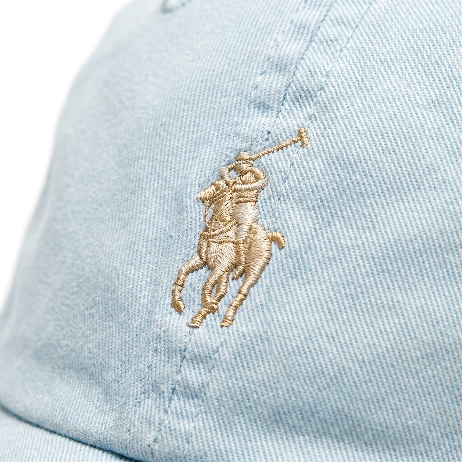 Boné Polo RL Classic - Azul Claro Small Pony Dourado