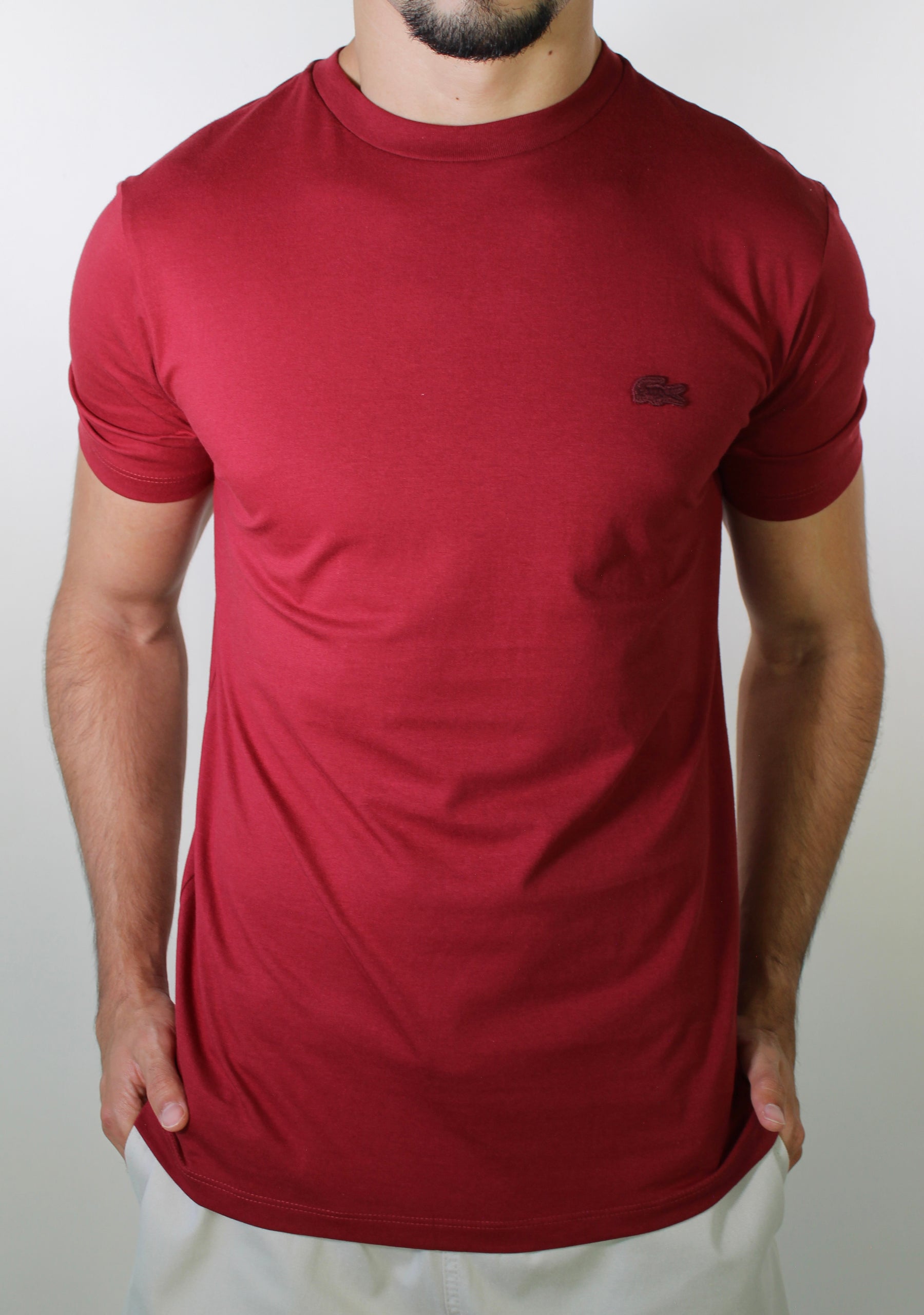 Camiseta LCT Monochrome Croc - Bordô