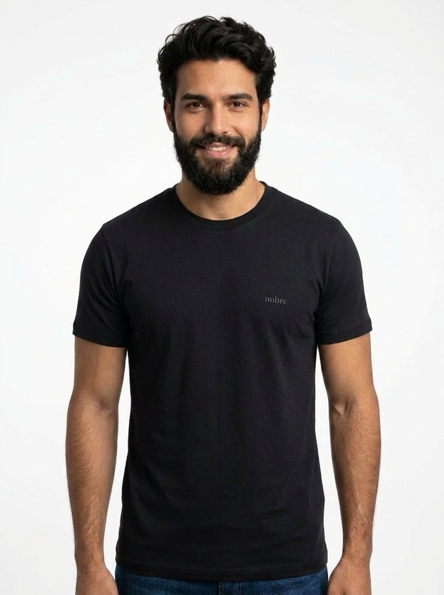 Camiseta Masculina Nobre Men - Preta