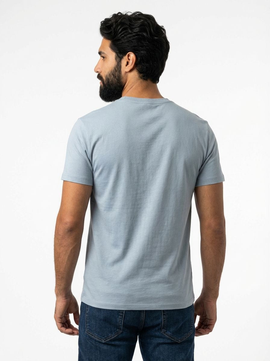 Camiseta RL Icon Classic - Azul Acinzentado