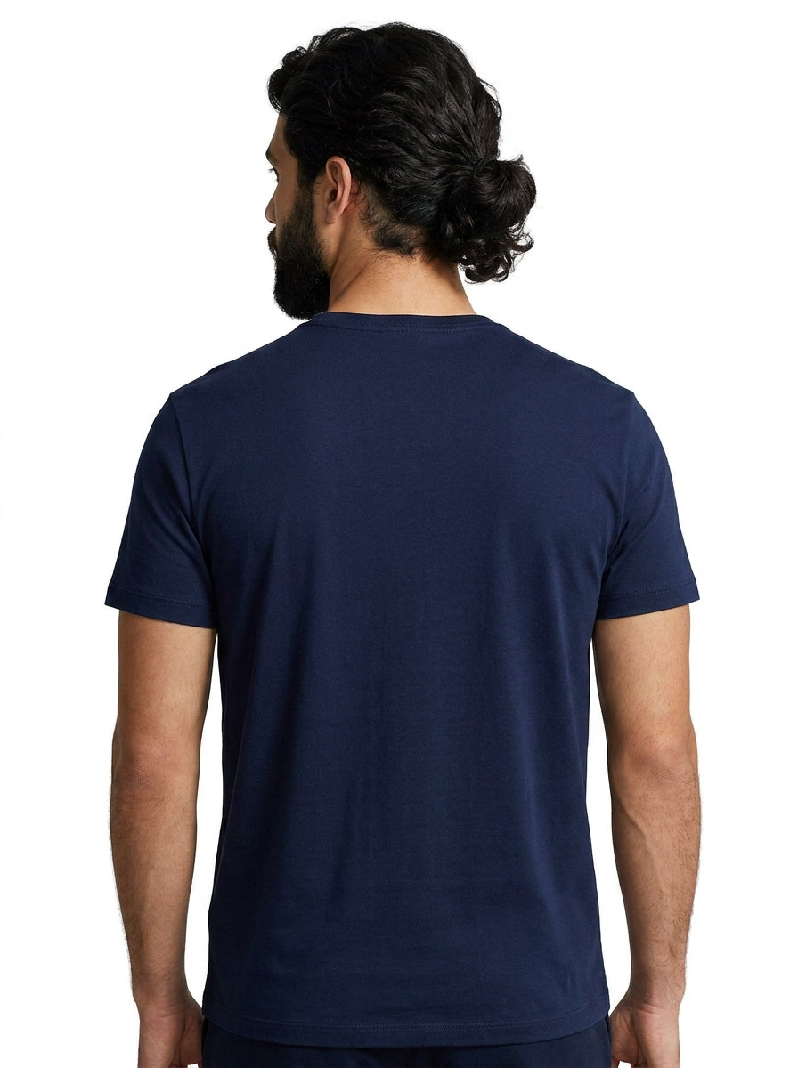 Camiseta RL Monochrome Icon - Azul Marinho