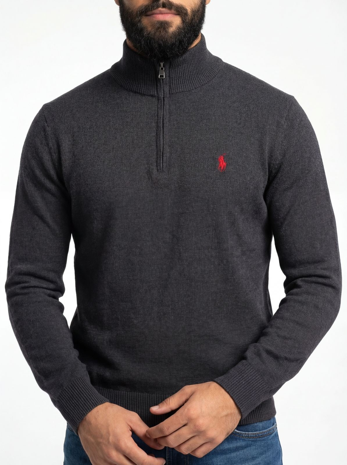 Suéter RL Timeless Knit - Grafite