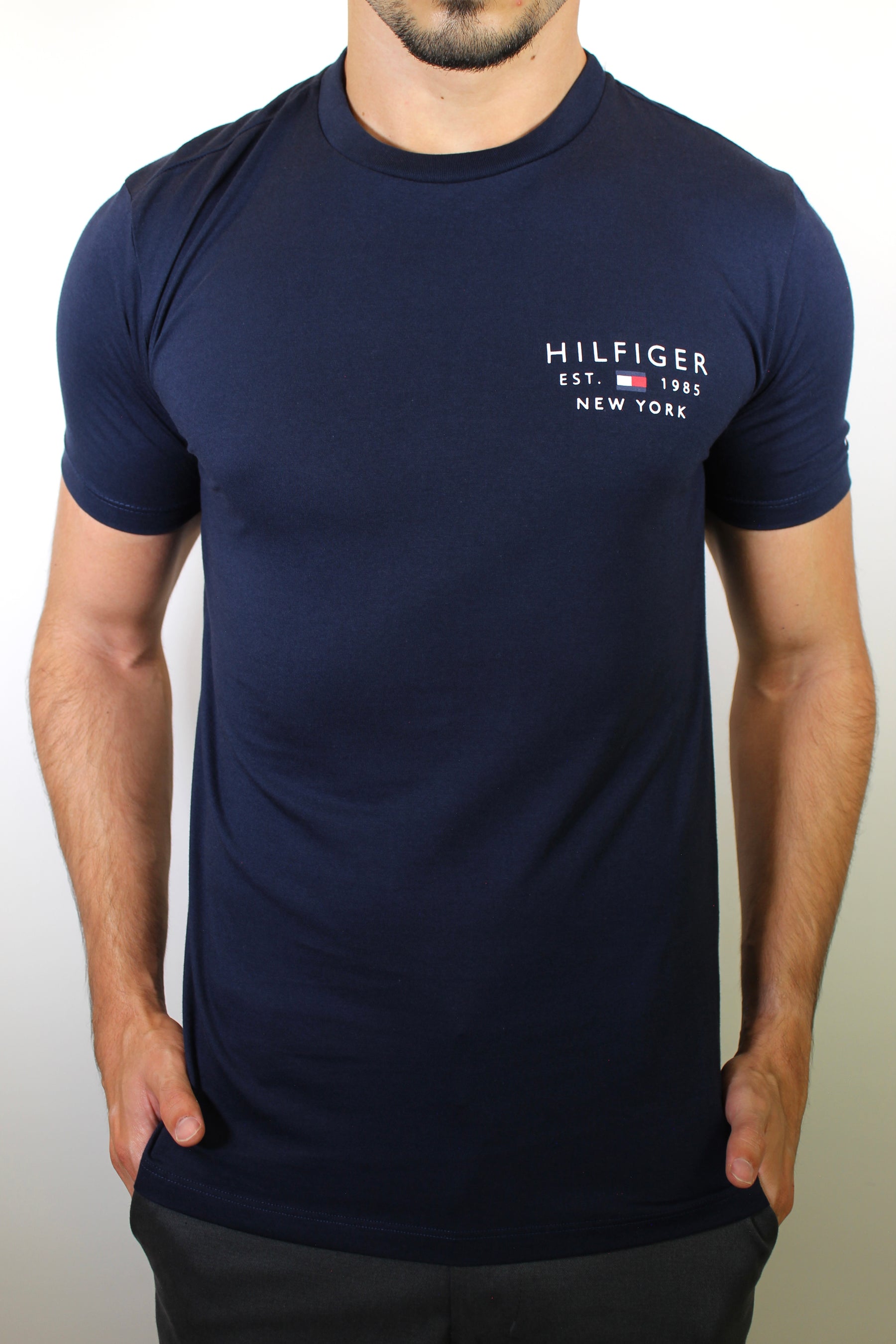 Camiseta TH Side Flag Urban NYC - Azul Marinho