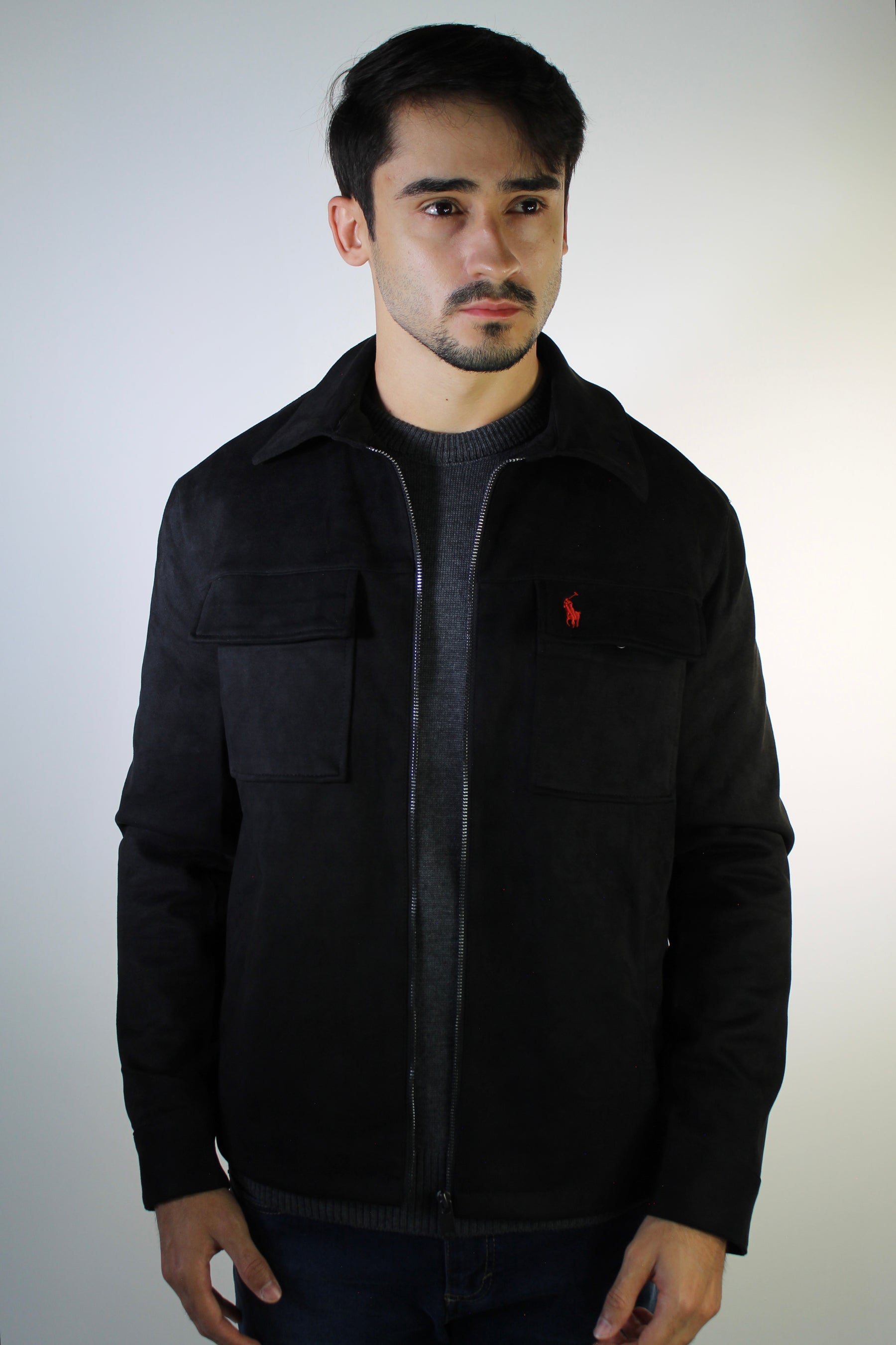 Jaqueta Suede RL Cargo - Preta