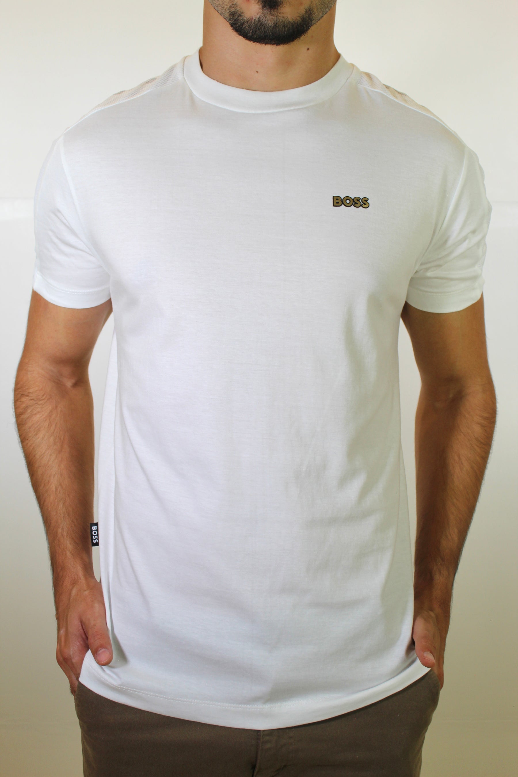 Camiseta Boss Air Flow Style - Branca