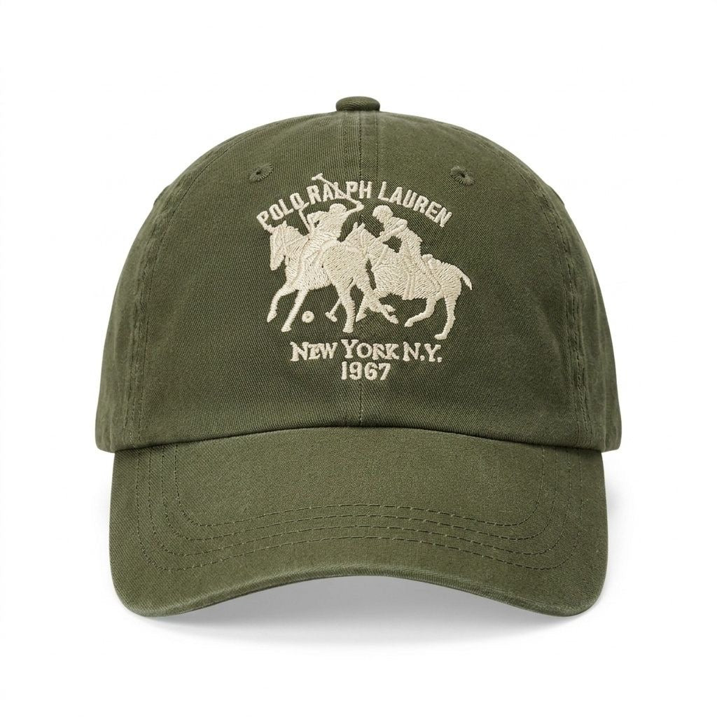 Boné Polo RL Champion Play Set - Verde Musgo