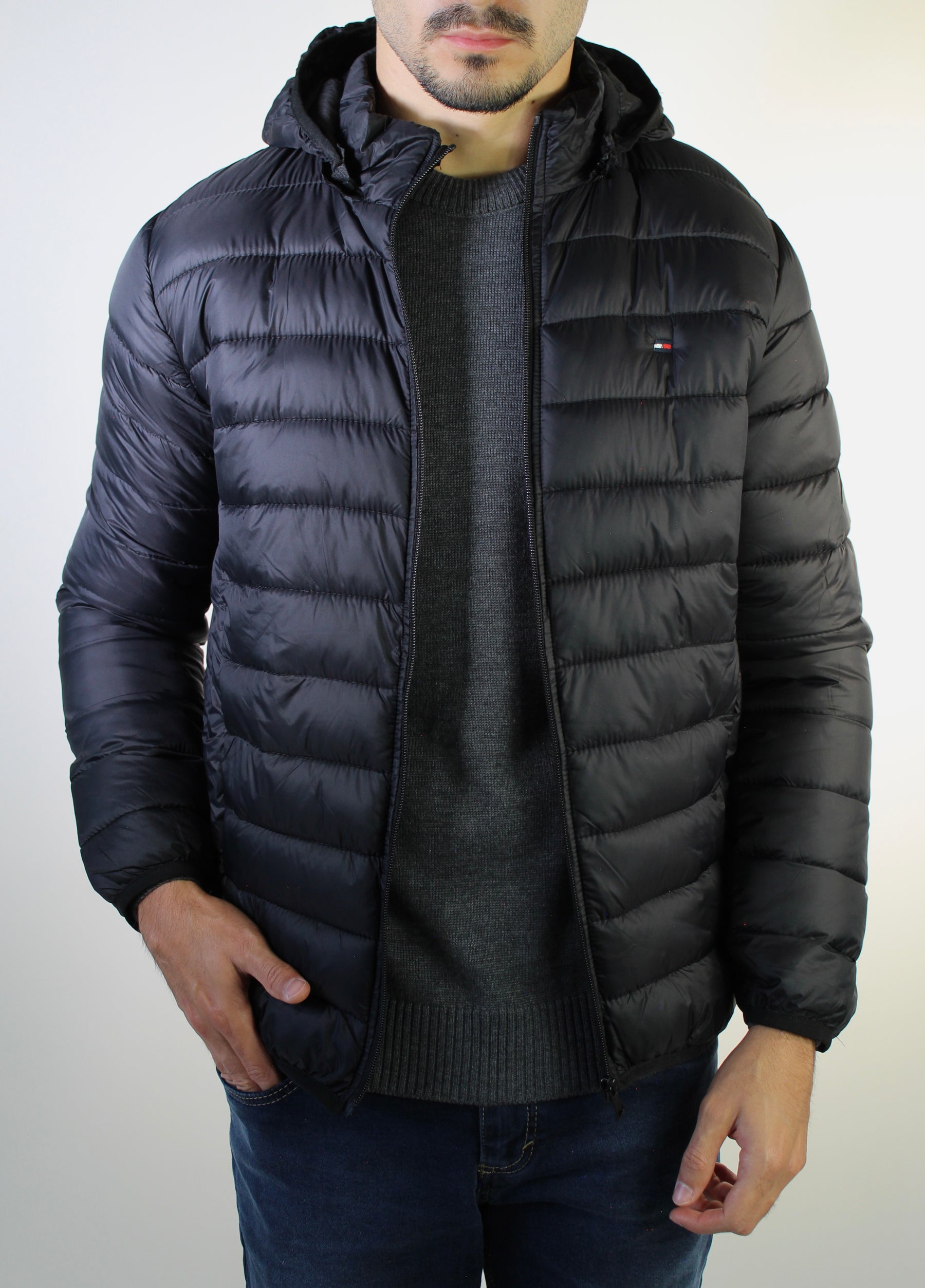 Jaqueta Puffer TH - Preta