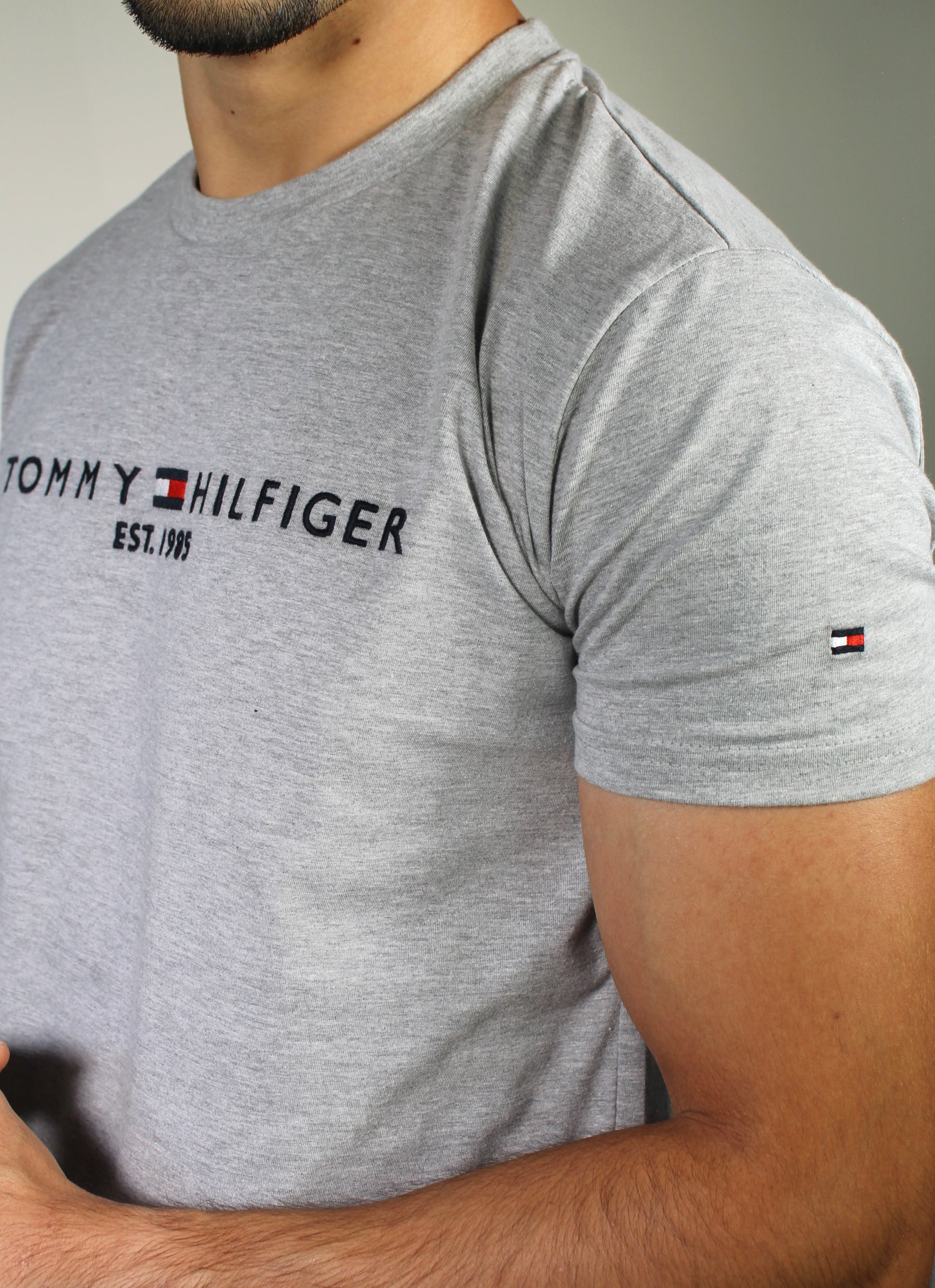Camiseta TH Est. 1985 - Cinza