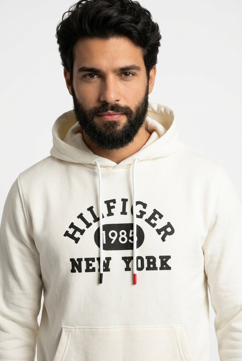 Moletom TH NYC Timeless Hoodie - Branco