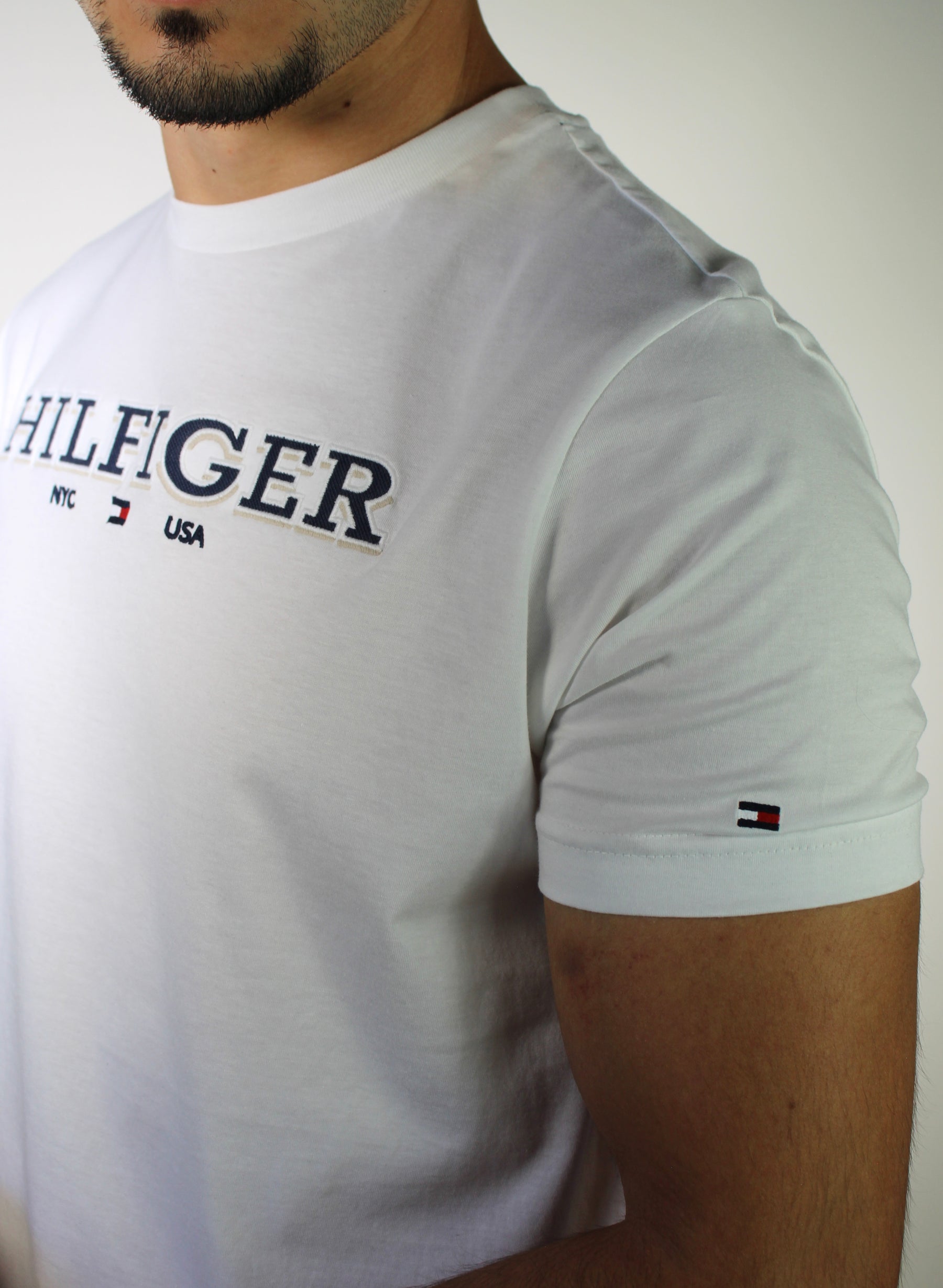 Camiseta TH Hilfiger NYC USA - Branca