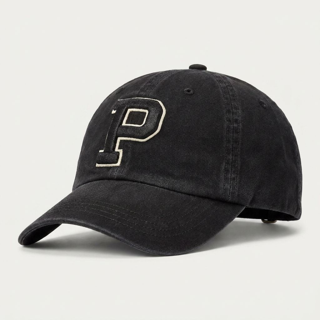 Boné Polo RL P Letter - Preto