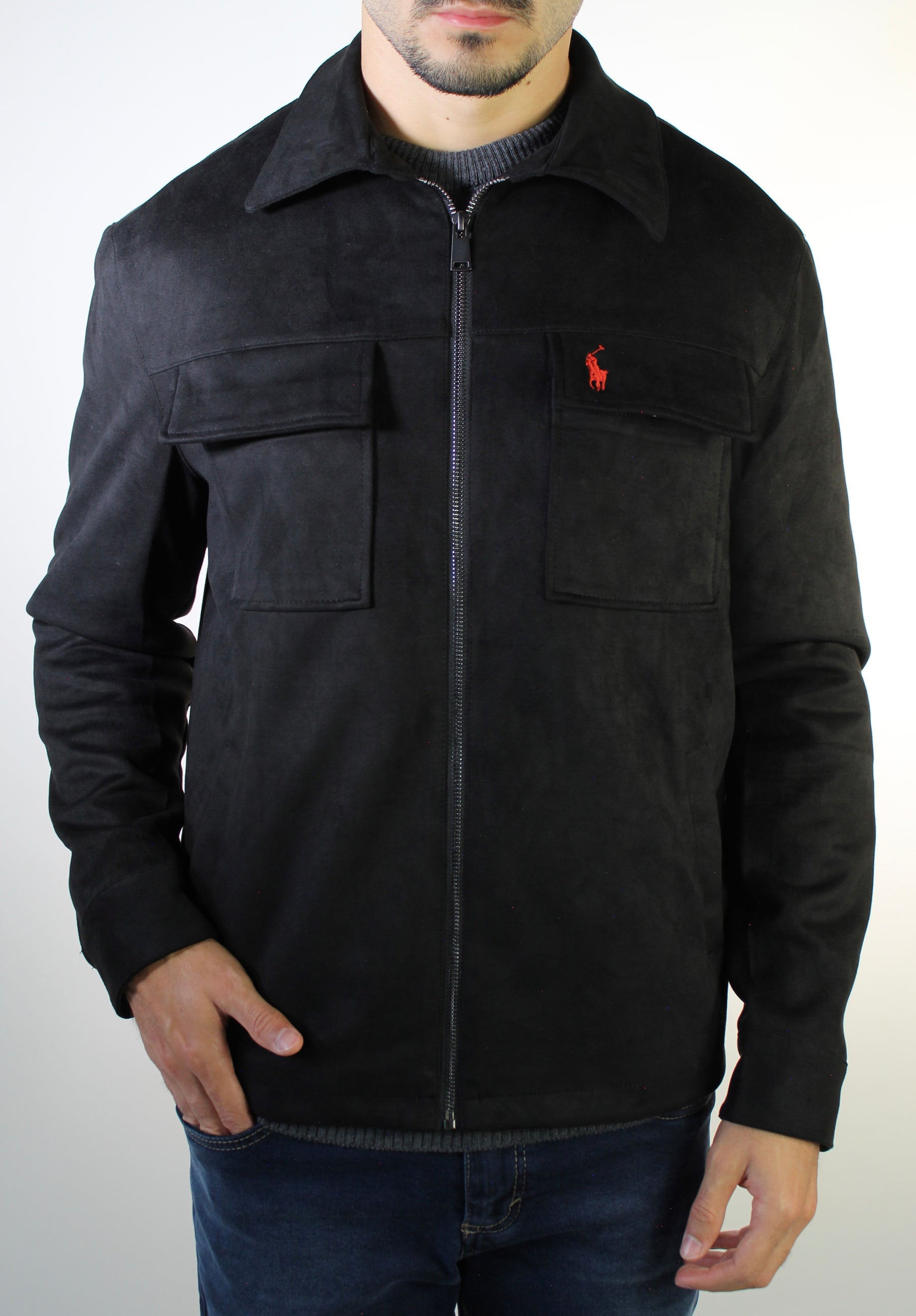 Jaqueta Suede RL Cargo - Preta