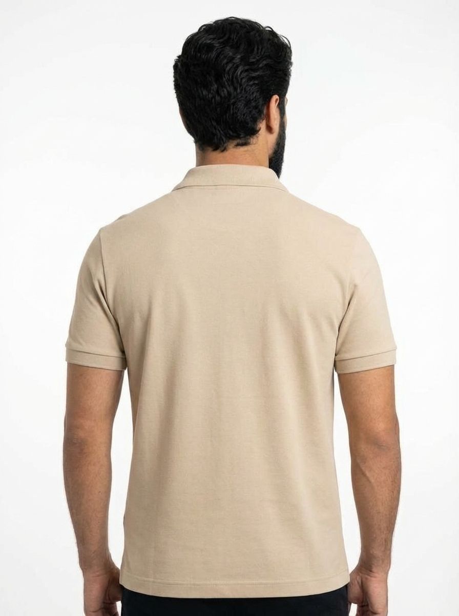 Camisa Gola Polo Masculina LCT – Areia