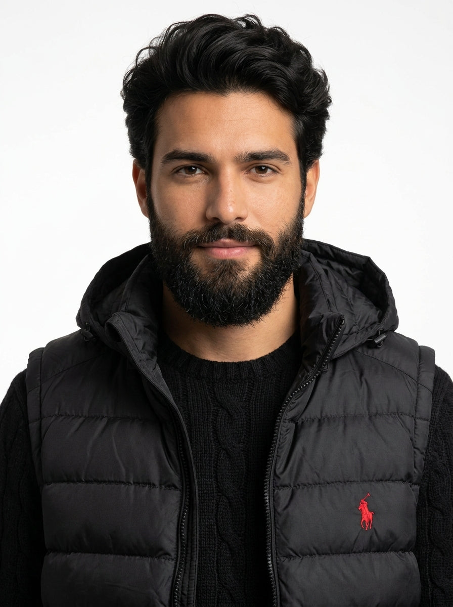 Colete RL Puffer City Heat - Preto