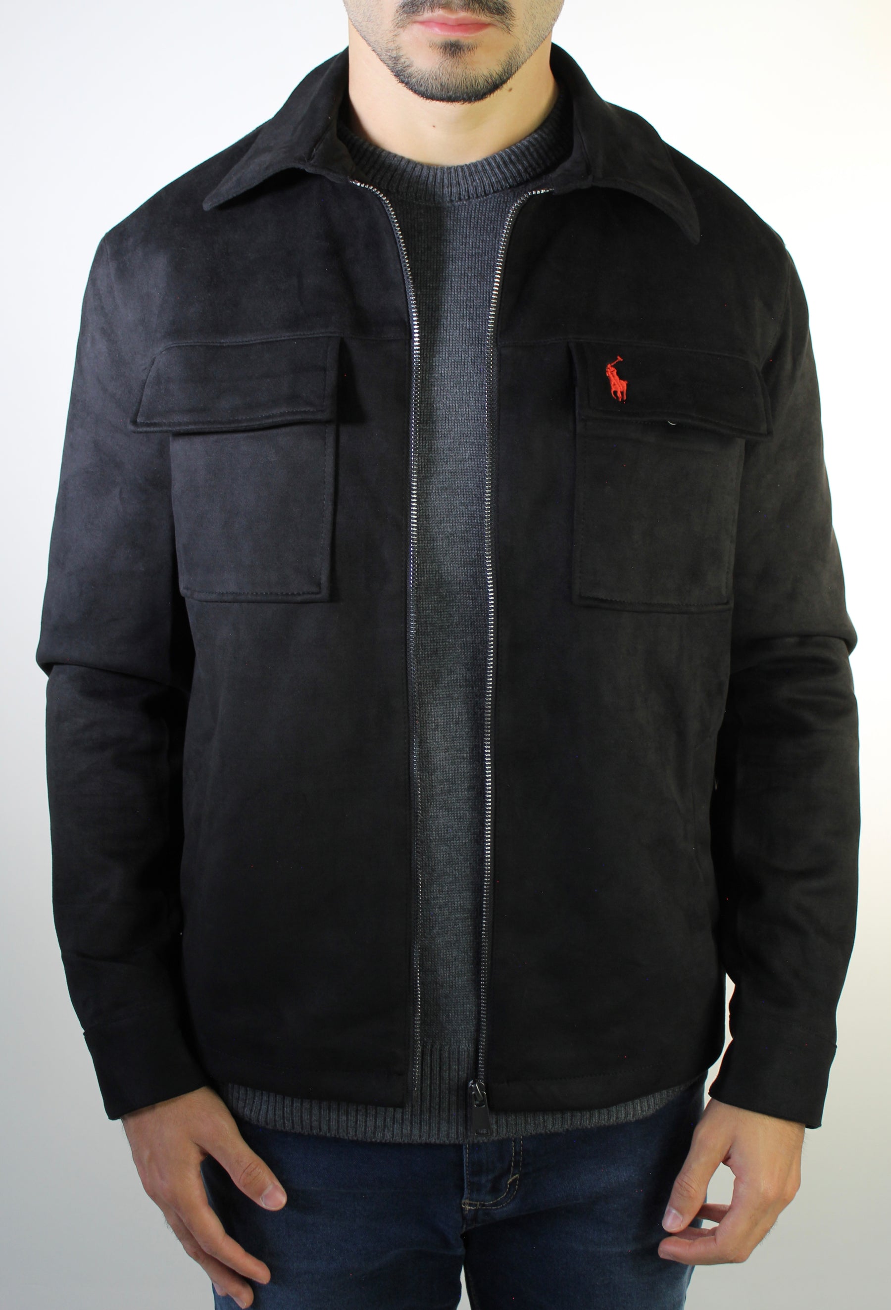 Jaqueta Suede RL Cargo - Preta