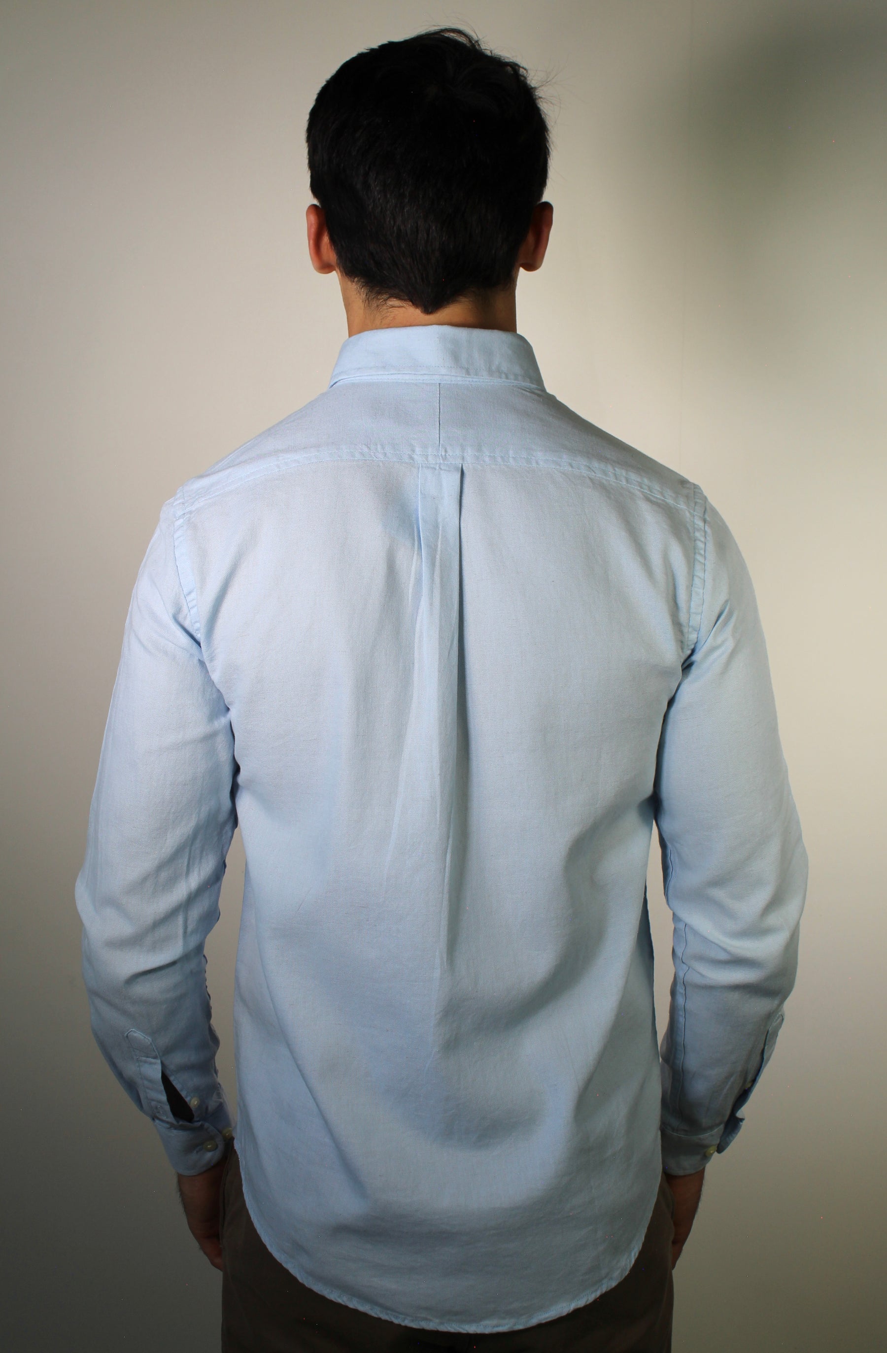 Camisa Social Linho RL Manga Longa Monochrome - Azul Bebê