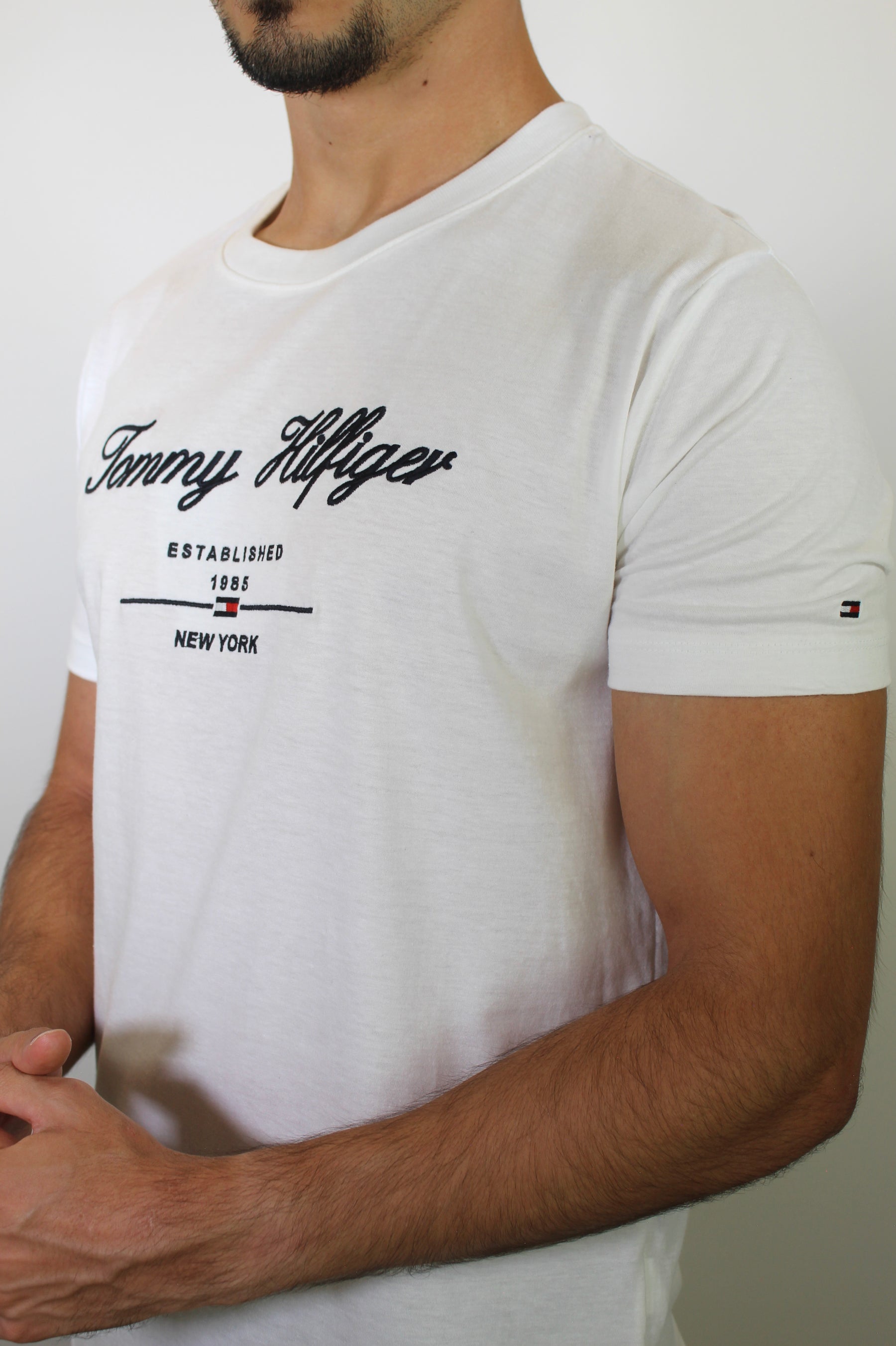 Camiseta TH Tommy Established 1985 NY - Branca