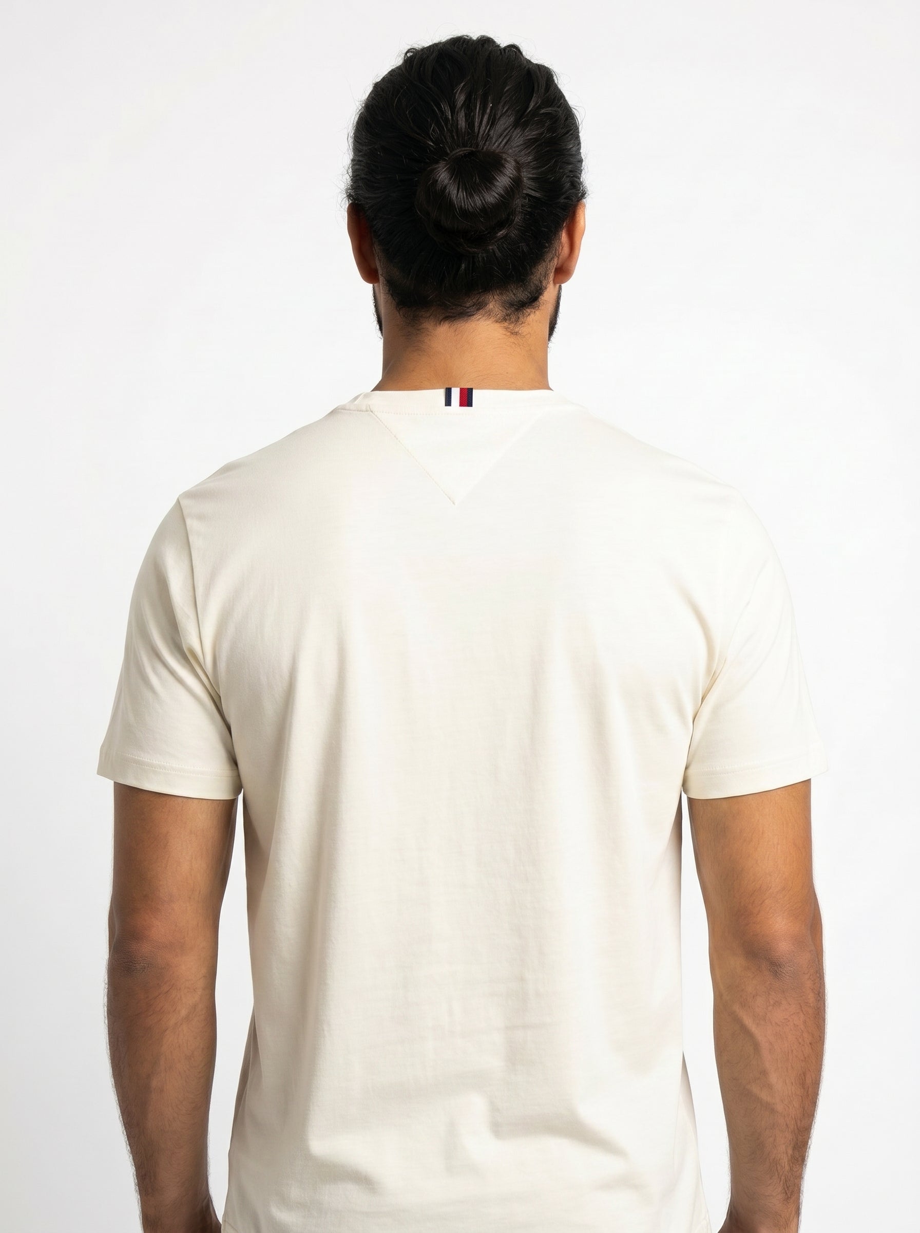 Camiseta TH New York Side Label - Off White
