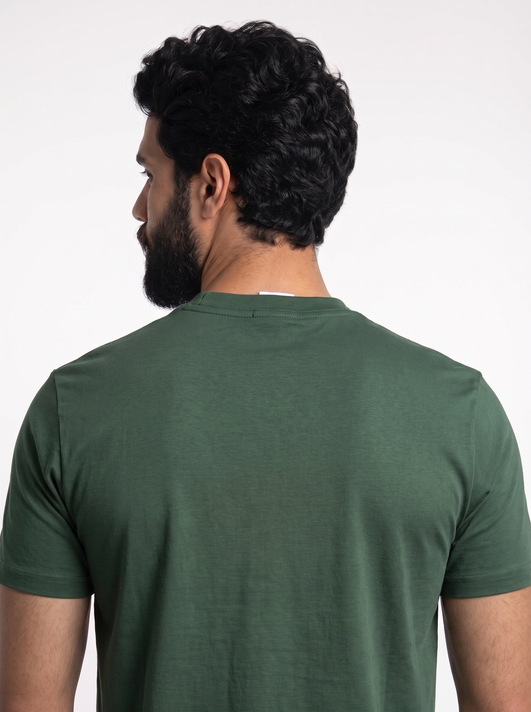 Camiseta DSL Outline Stitch Logo - Verde Musgo
