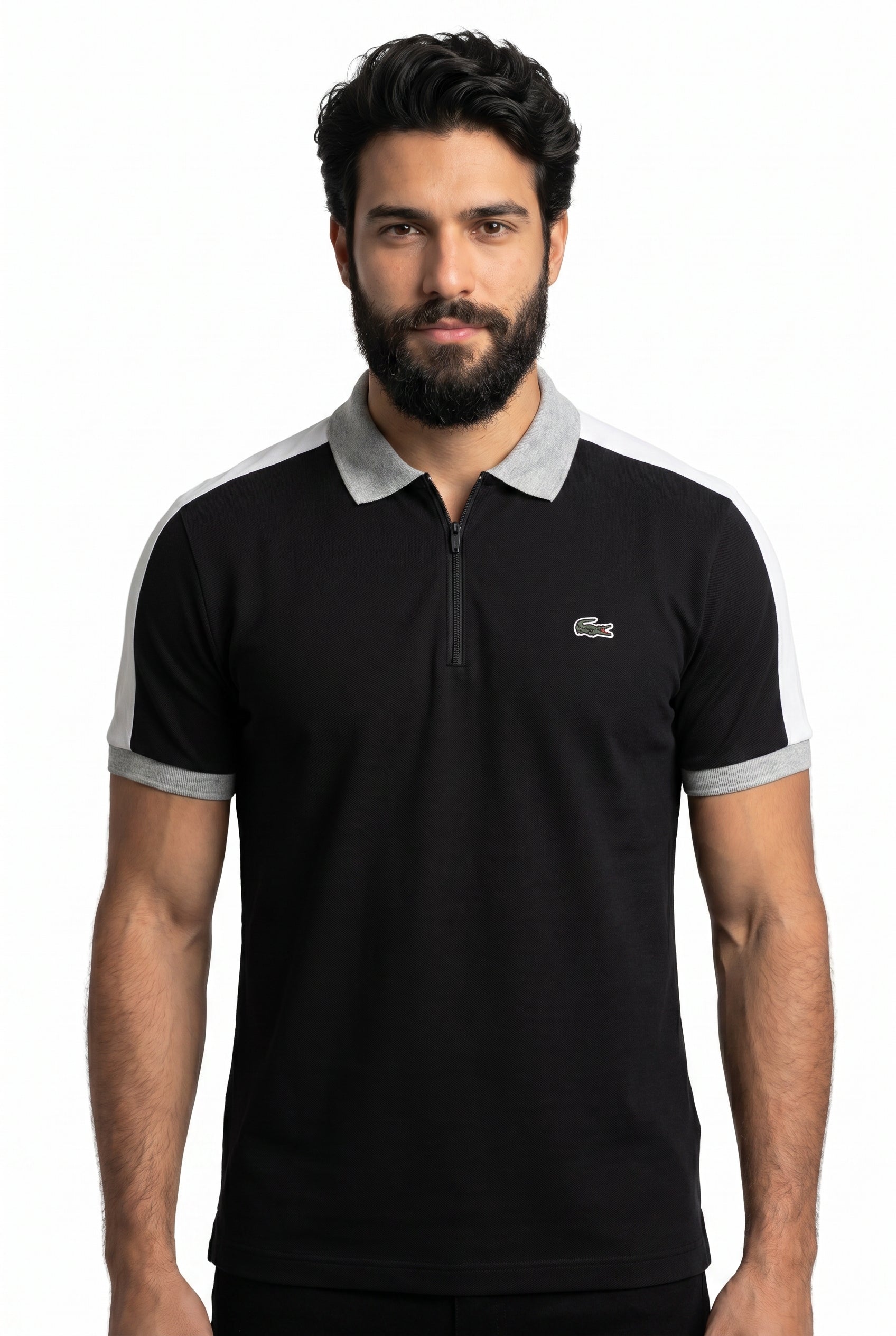 Combo 03 Camisas Gola Polo LCT Legacy Contrast Zip