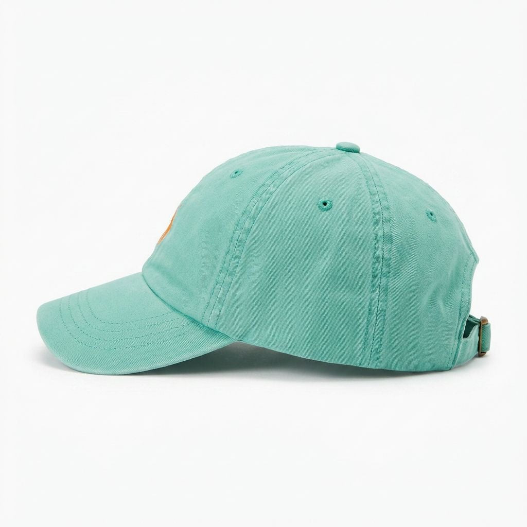 Boné Polo RL Classic - Verde Água Small Pony Laranja