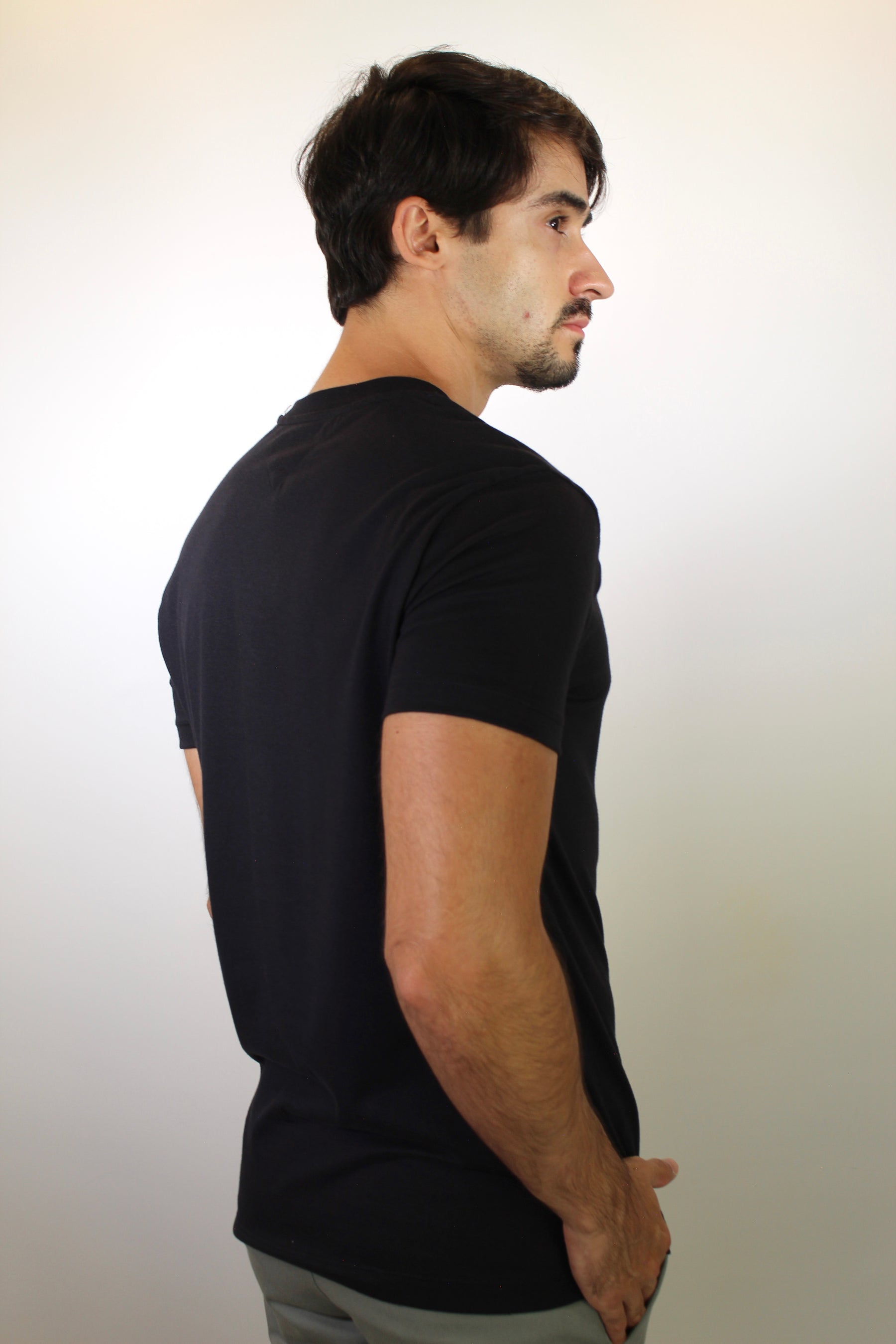 Camiseta TH College Style Est. 1985 Logo - Preta