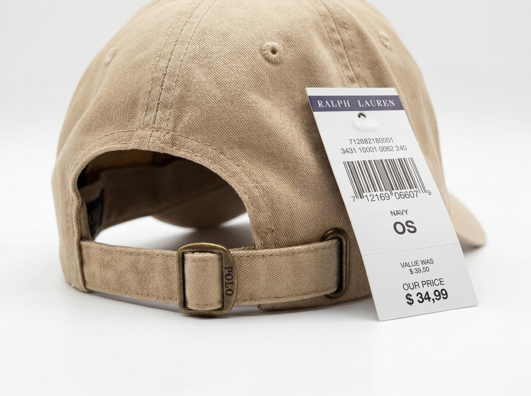 Boné Polo RL Wing Crest - Creme