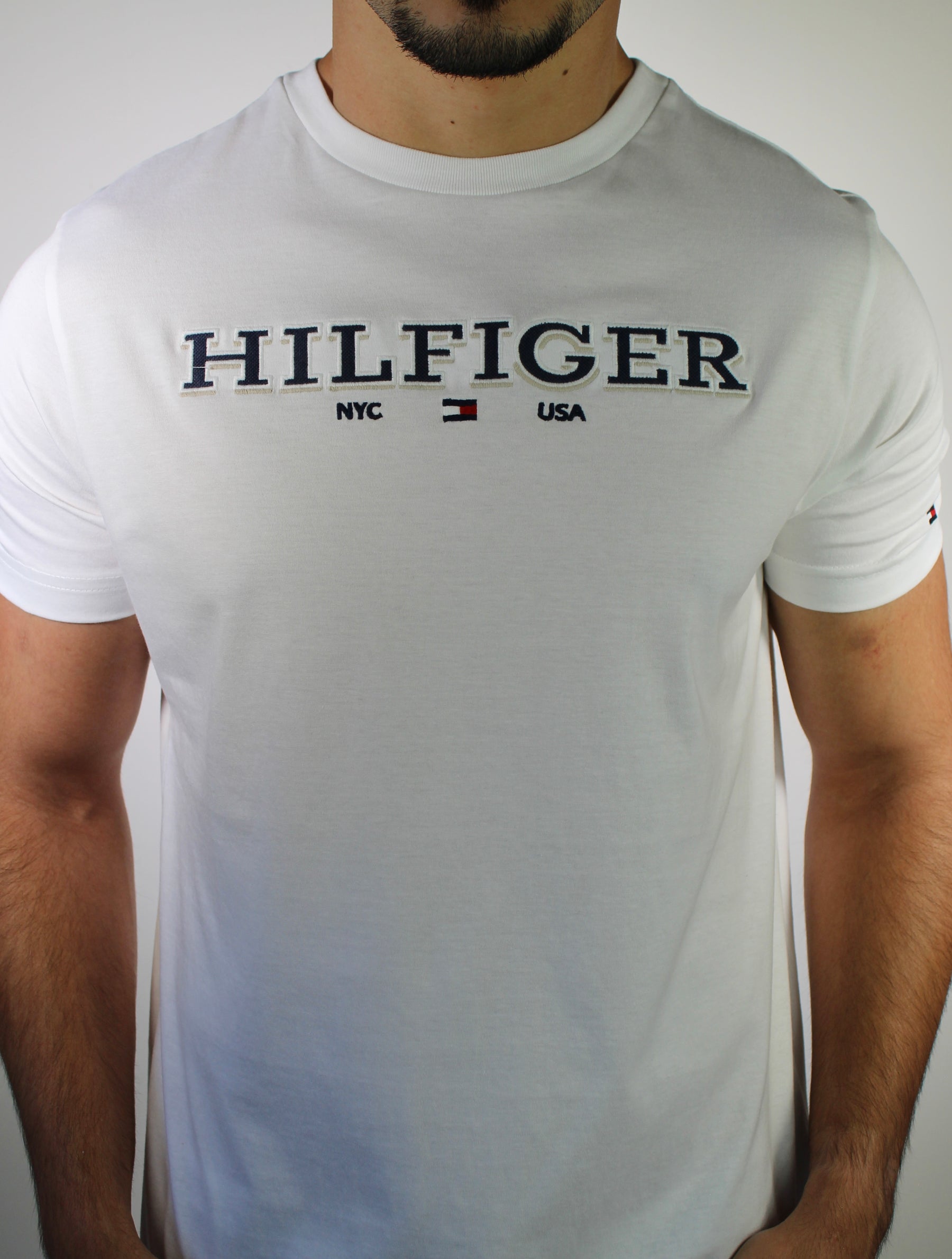 Camiseta TH Hilfiger NYC USA - Branca