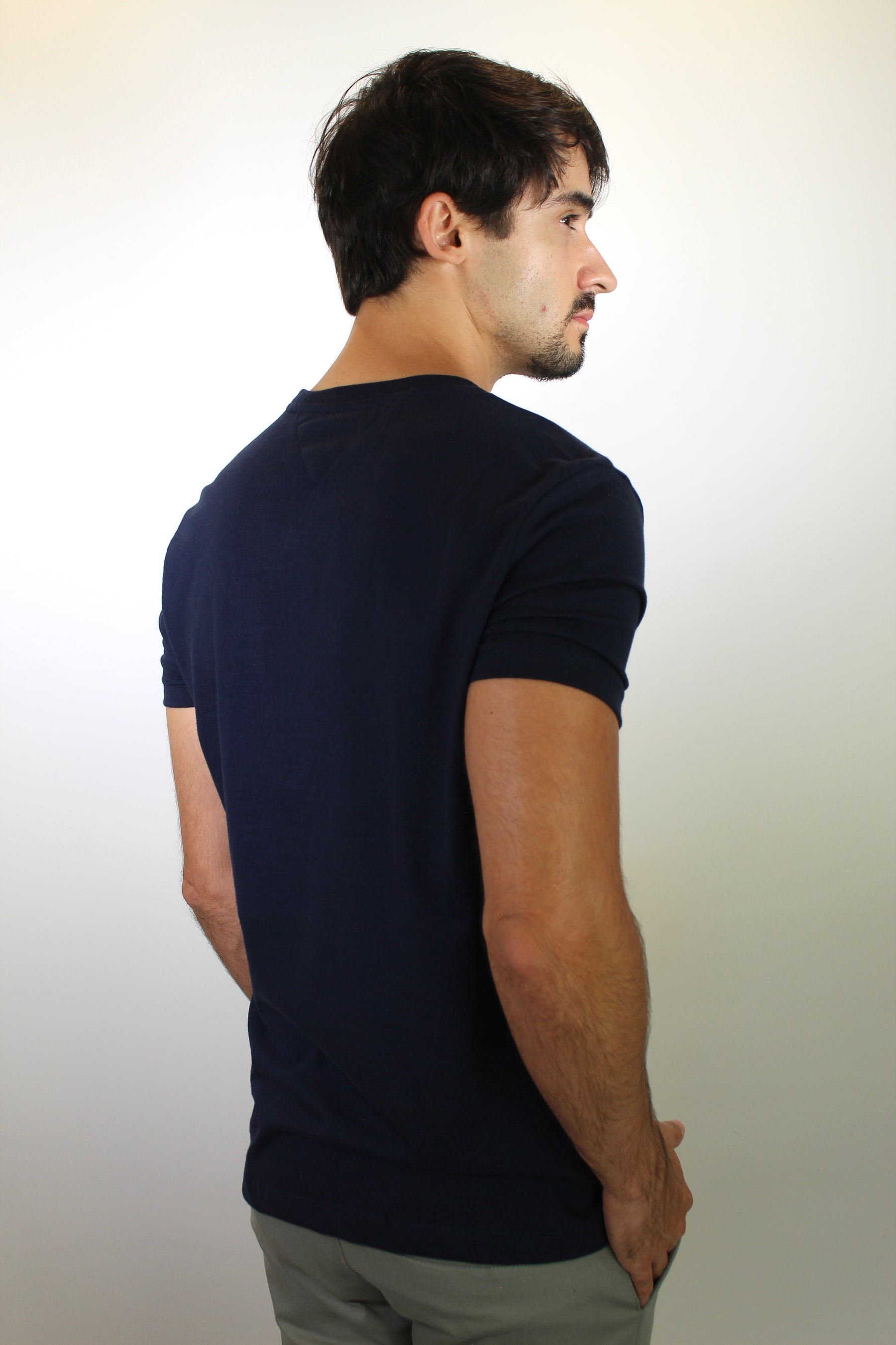 Camiseta TH Verge Flag Side Logo - Azul Marinho