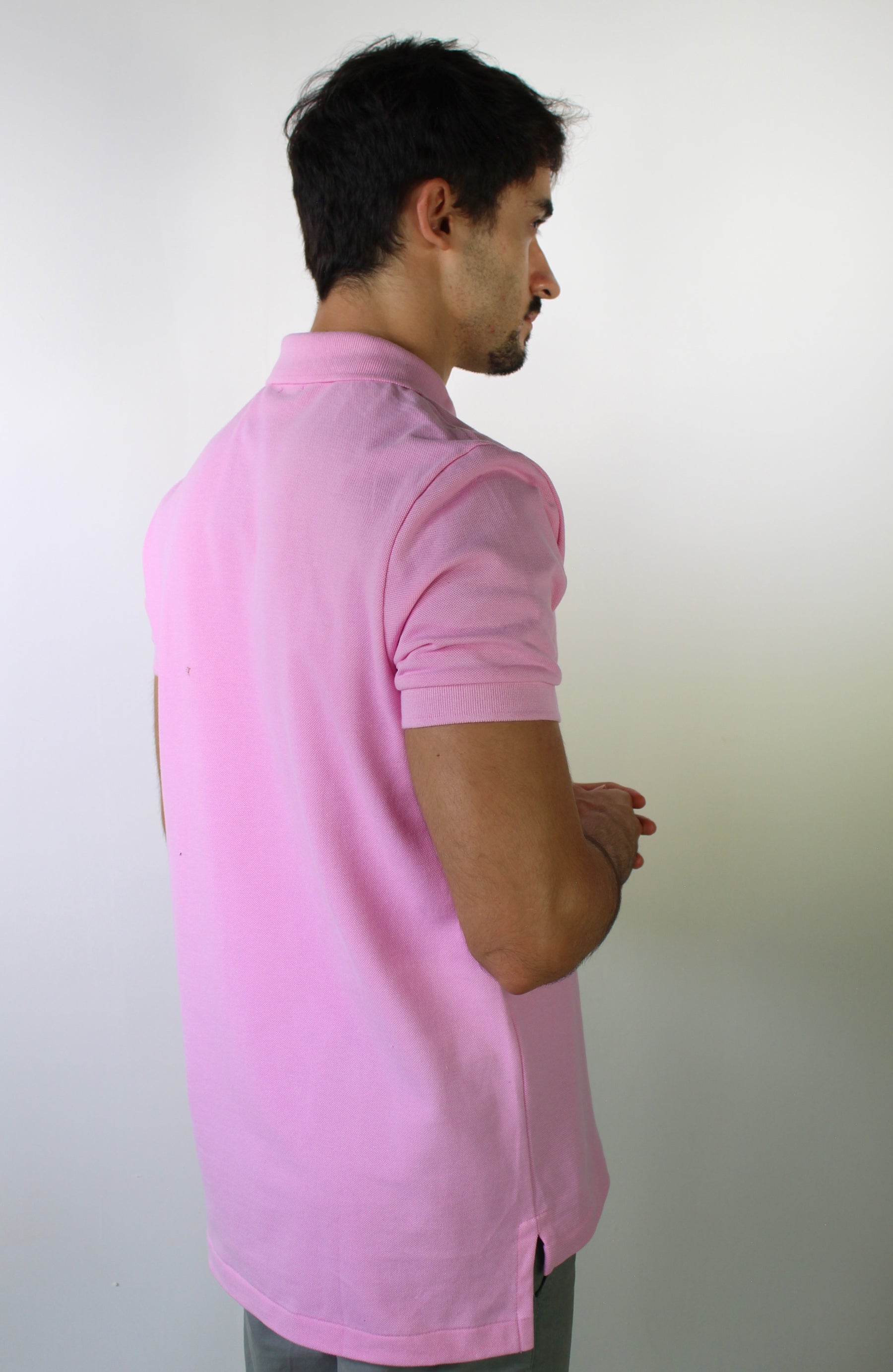 Camisa Gola Polo RL - Rosa Small Pony Colorido