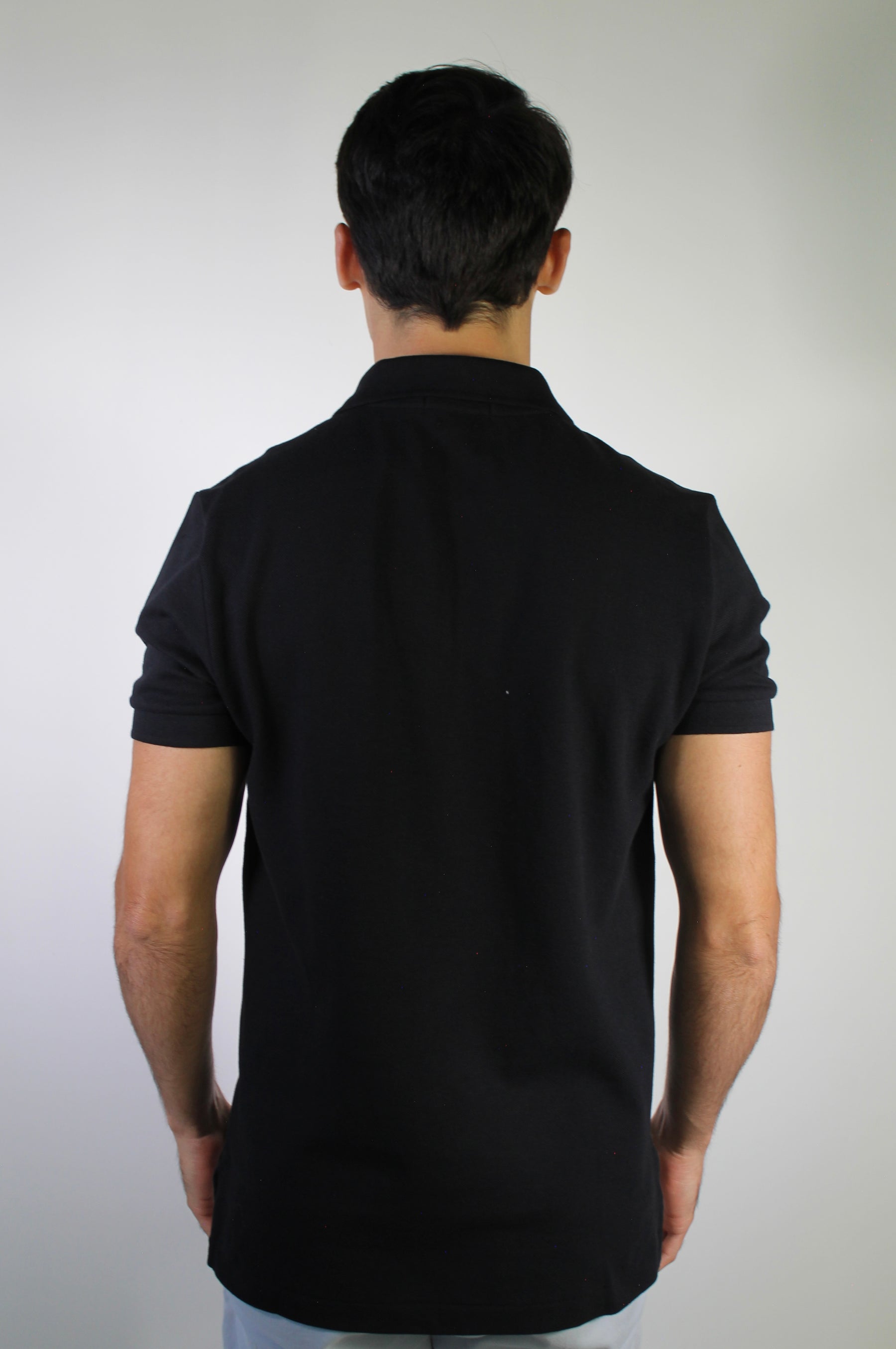 Camisa Gola Polo RL - Preta Small Pony Vermelho