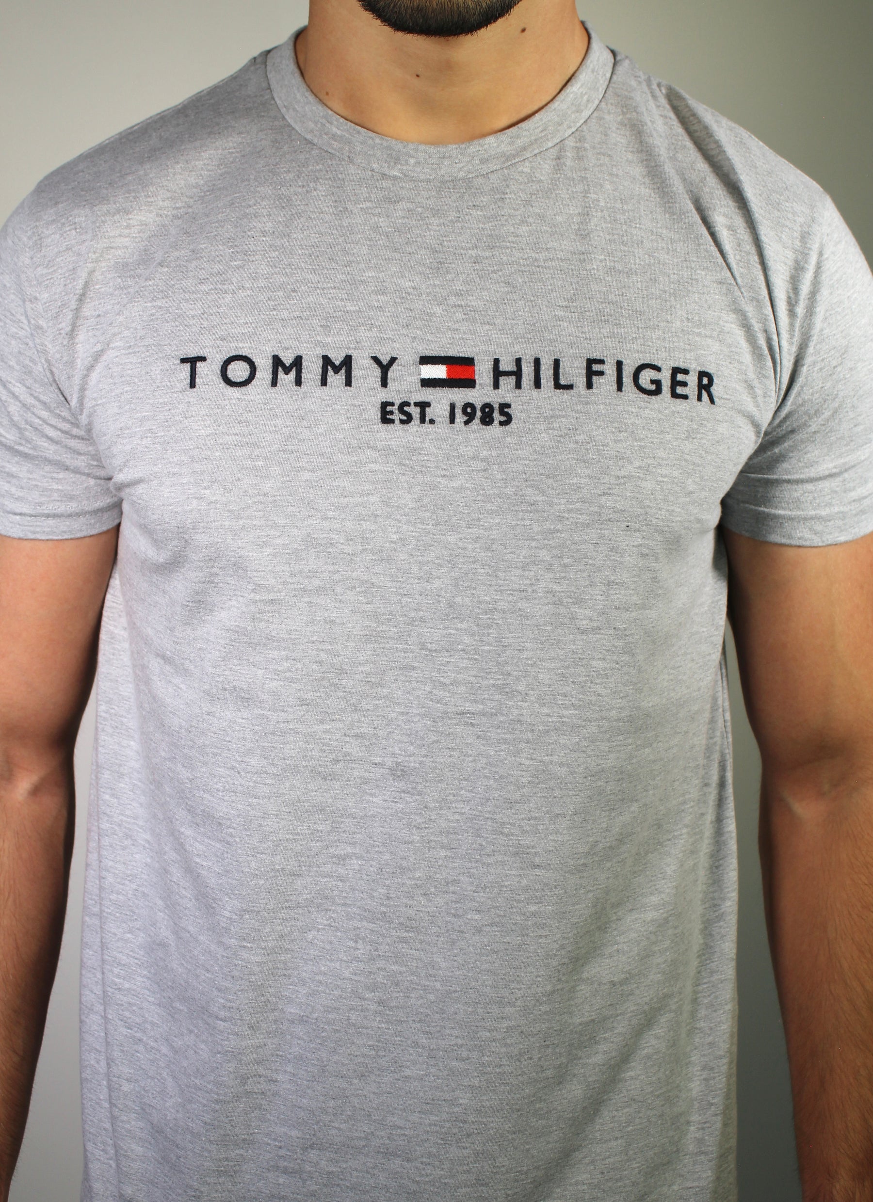 Camiseta TH Est. 1985 - Cinza