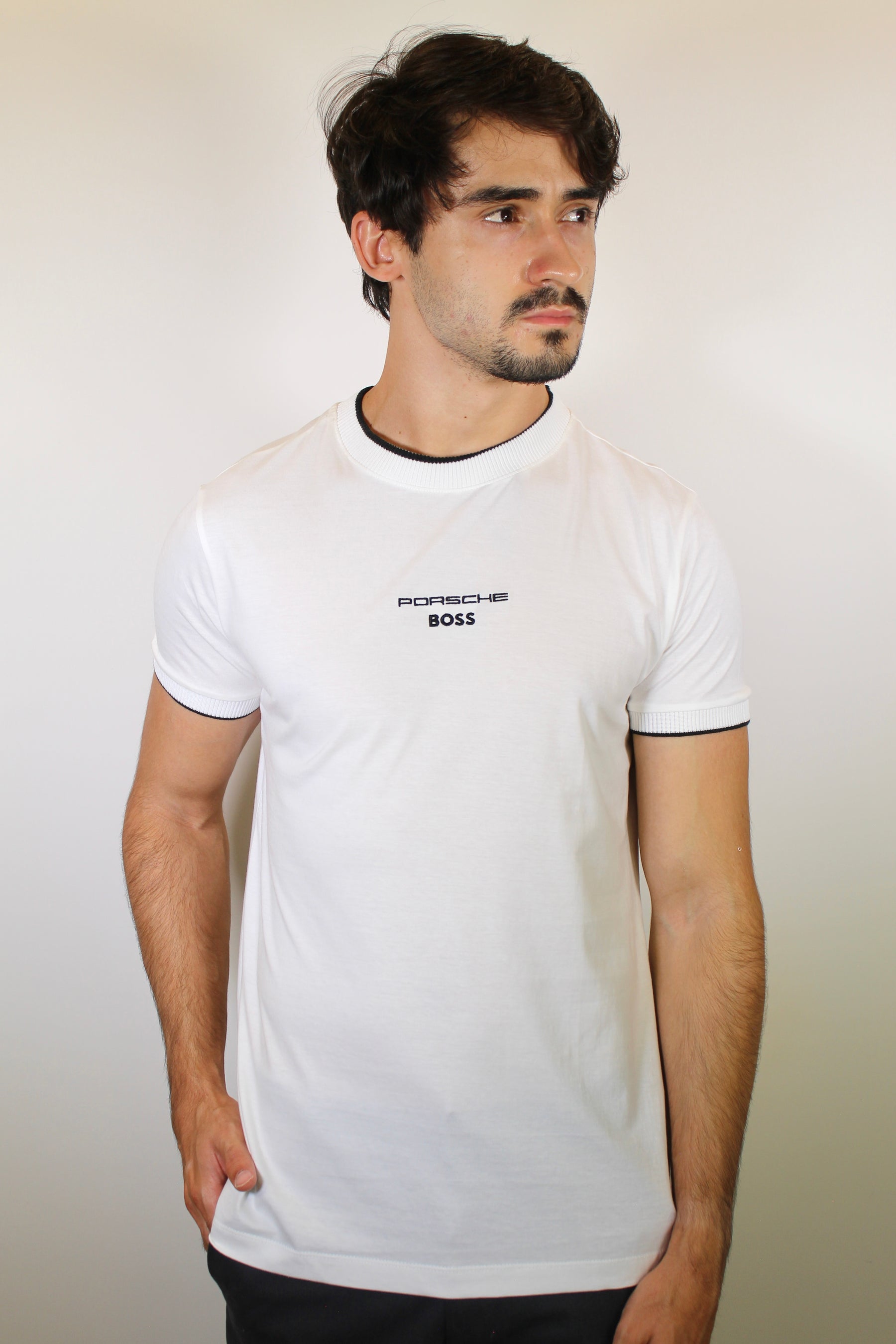 Camiseta Boss Porsche - Branca