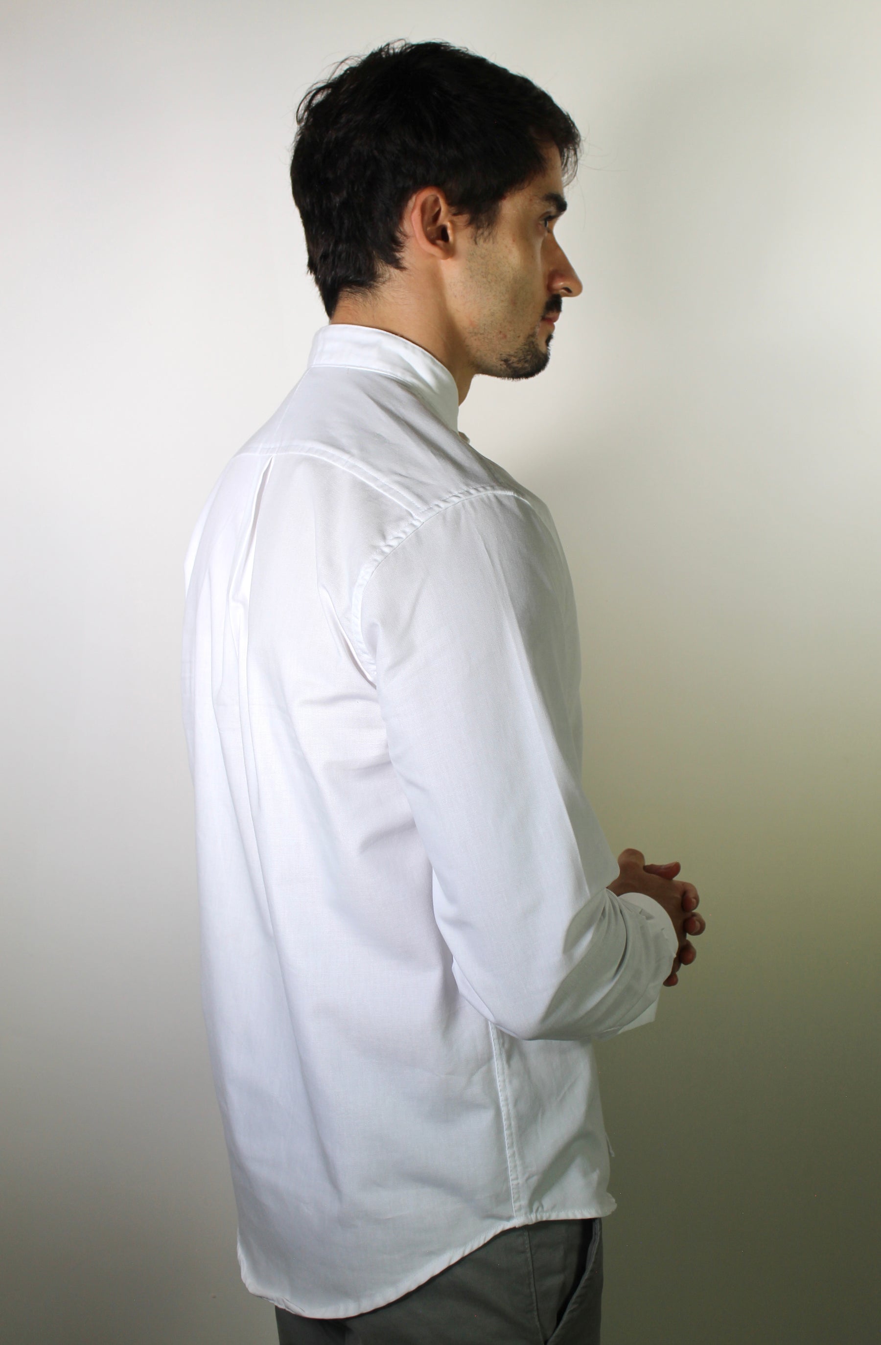 Camisa RL Manga Longa Gola Padre - Branca