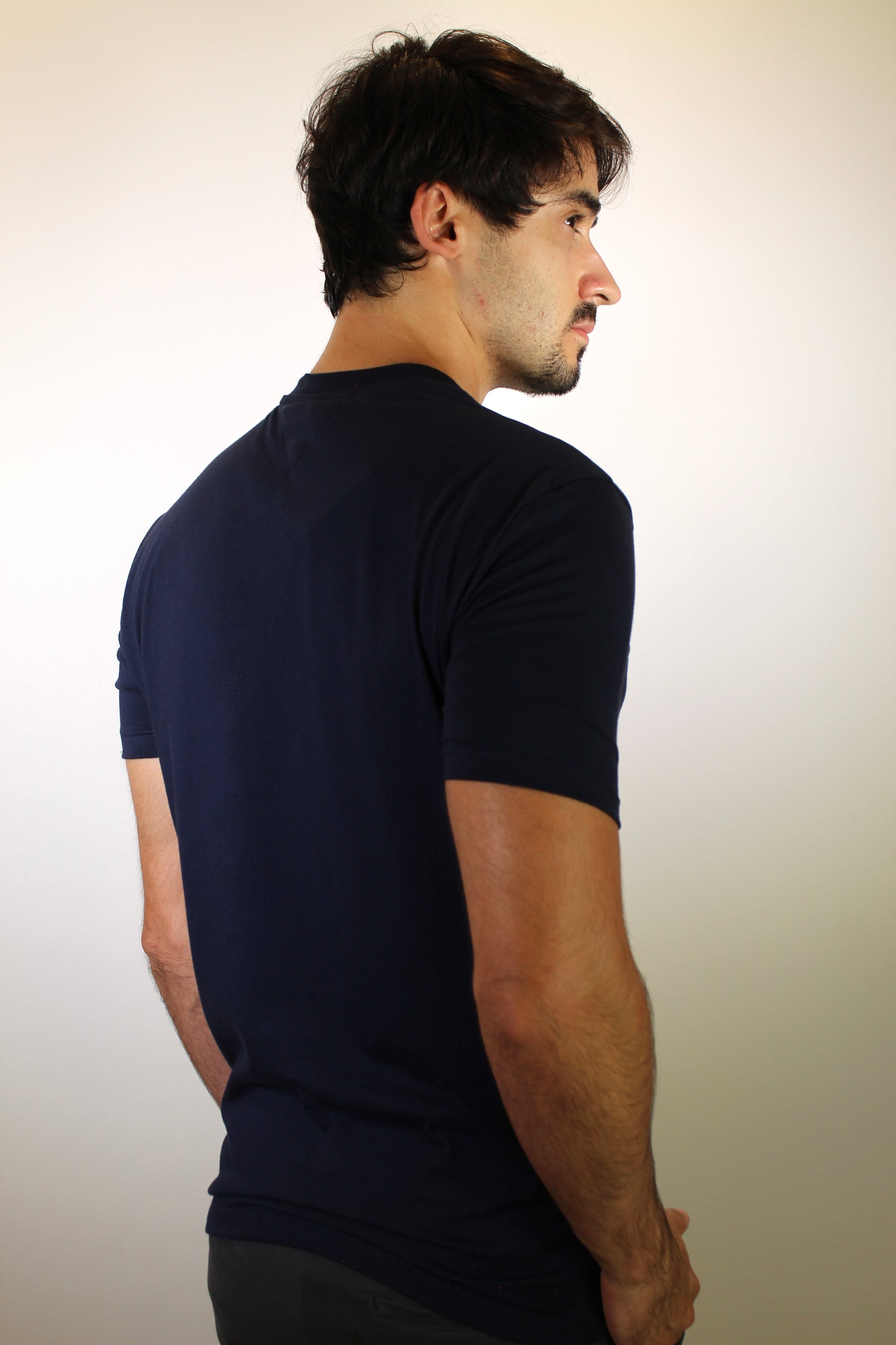 Camiseta TH Masculina Classic Nape - Azul Marinho