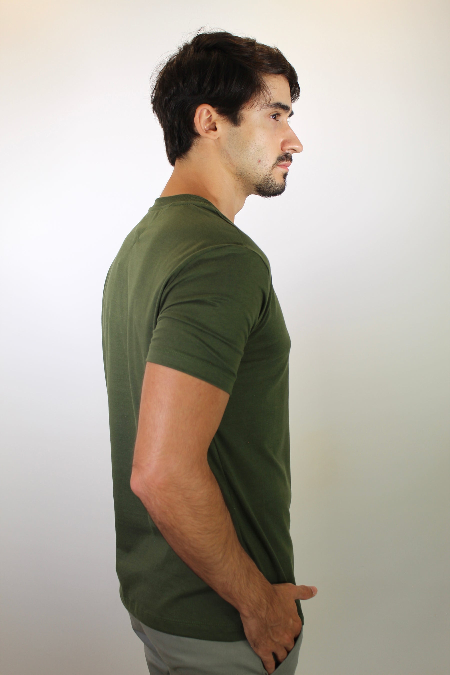 Camiseta TH College Style Est. 1985 Logo - Verde Musgo