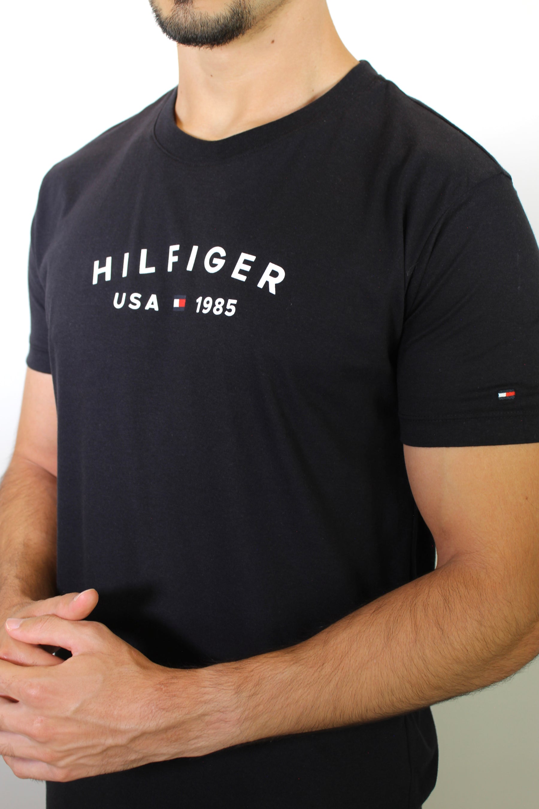 Camiseta TH College Style Est. 1985 Logo - Preta