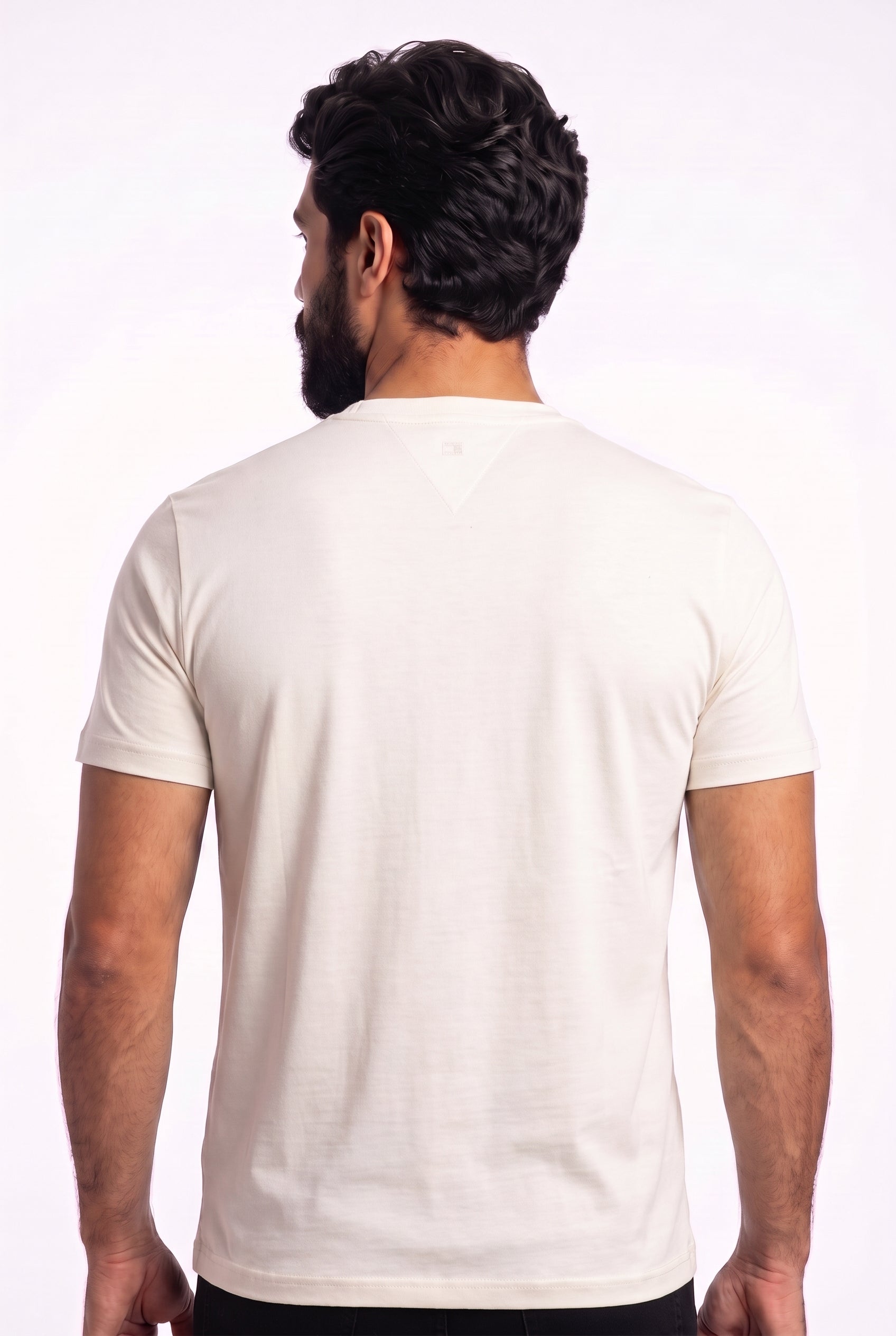 Camiseta TH Varsity Escutcheon - Off White
