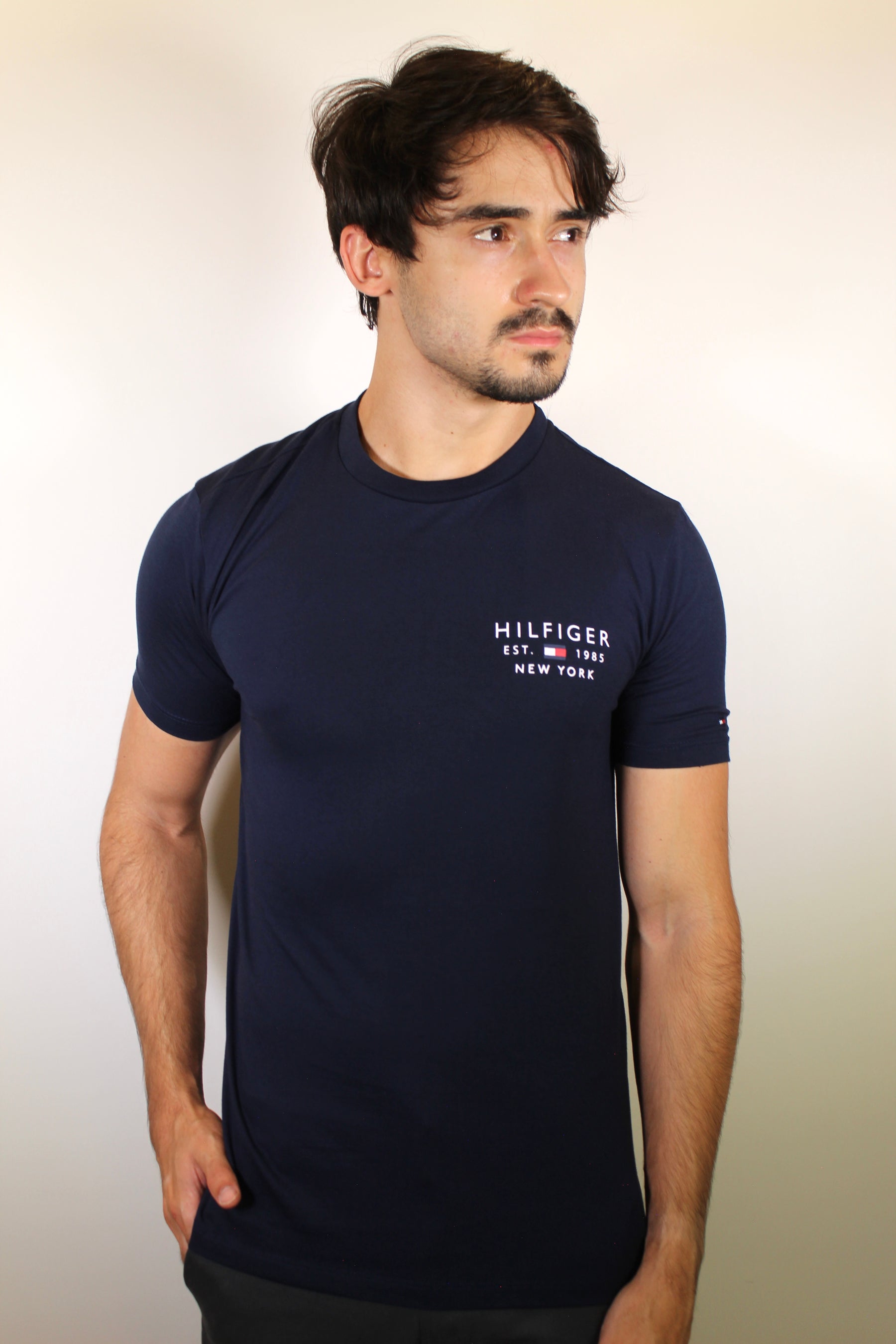 Camiseta TH Side Flag Urban NYC - Azul Marinho