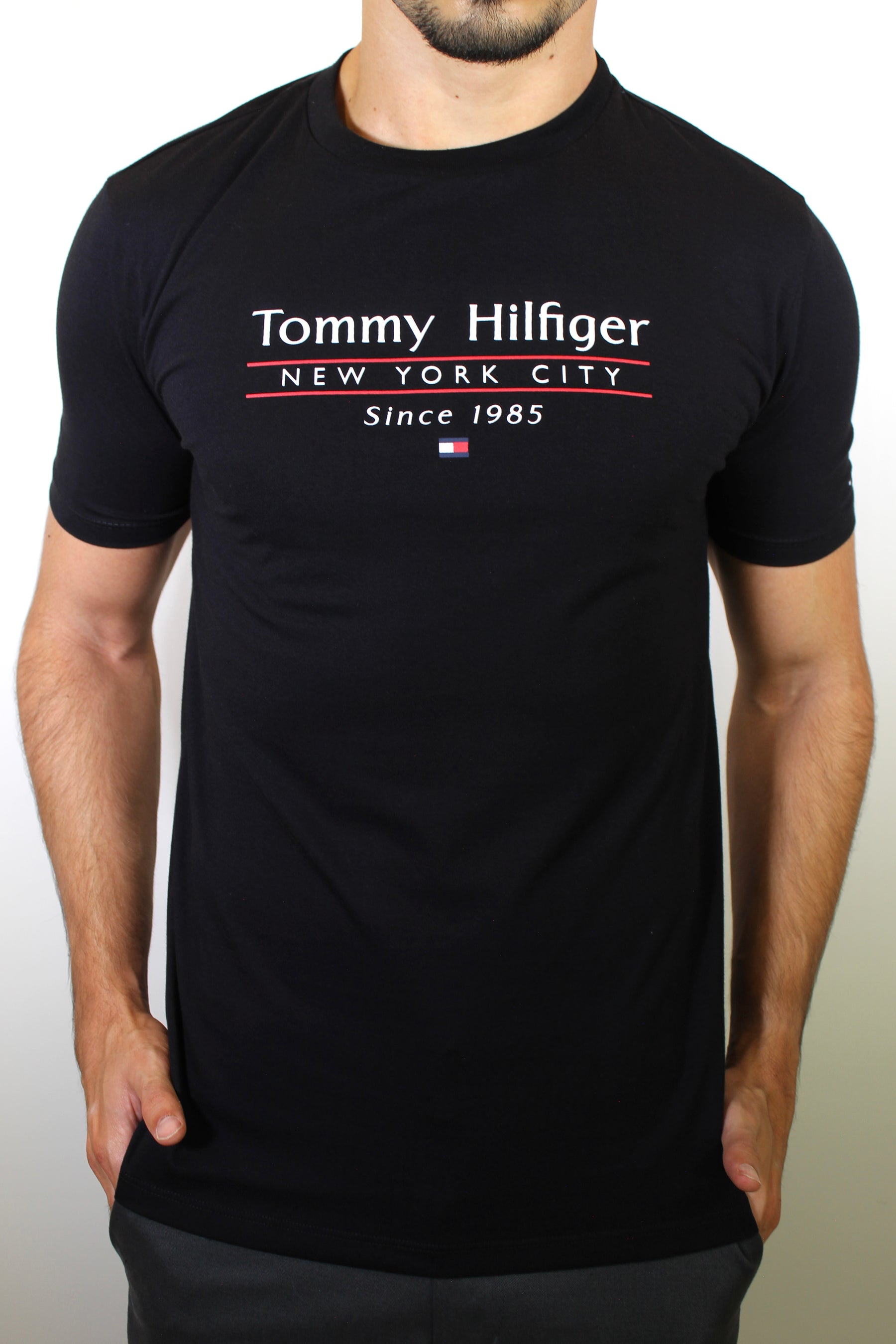 Camiseta TH Lifestyle New York City - Preta